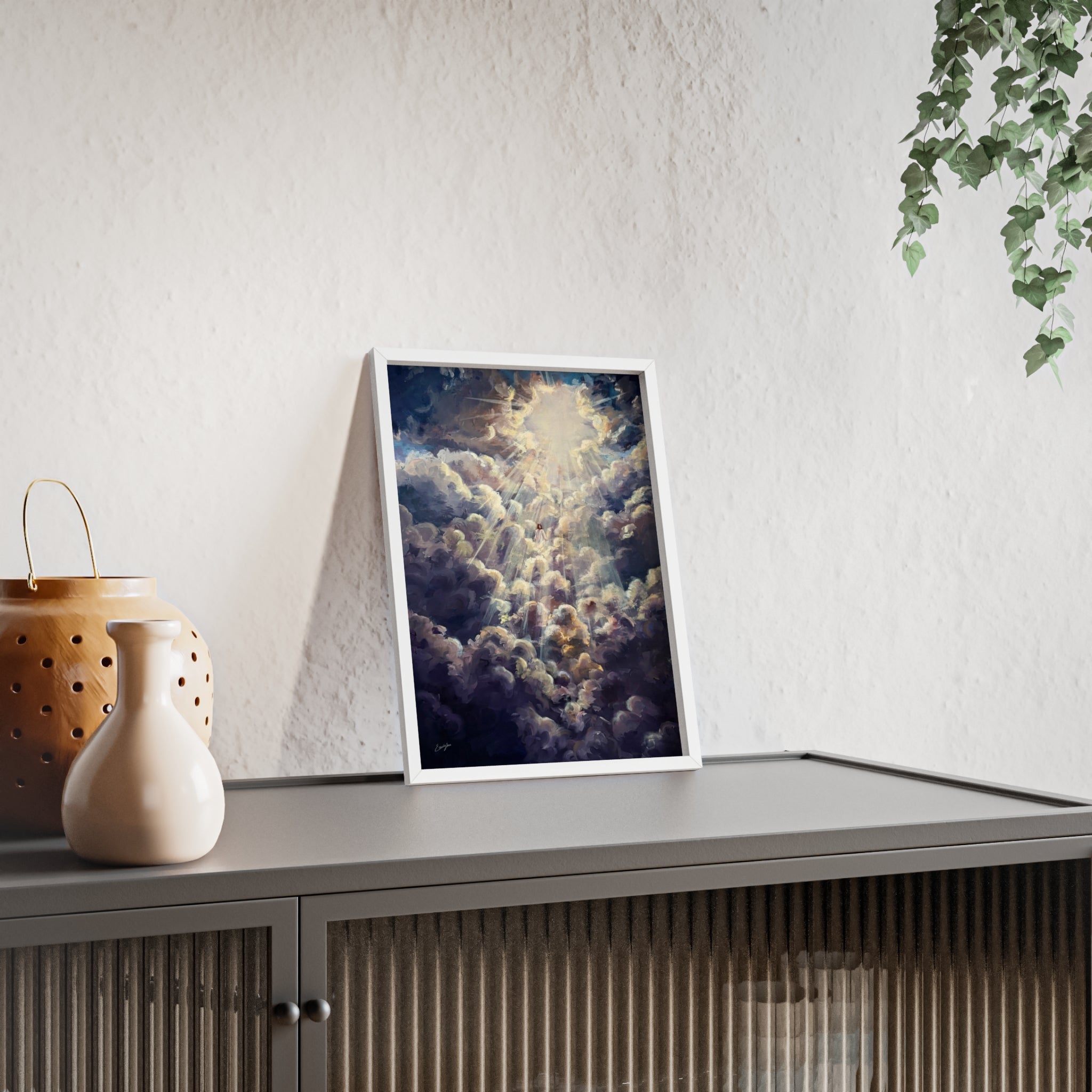 Revelation 1:7 Framed Print