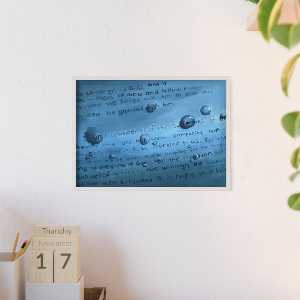 Romans 8:18 Framed Print