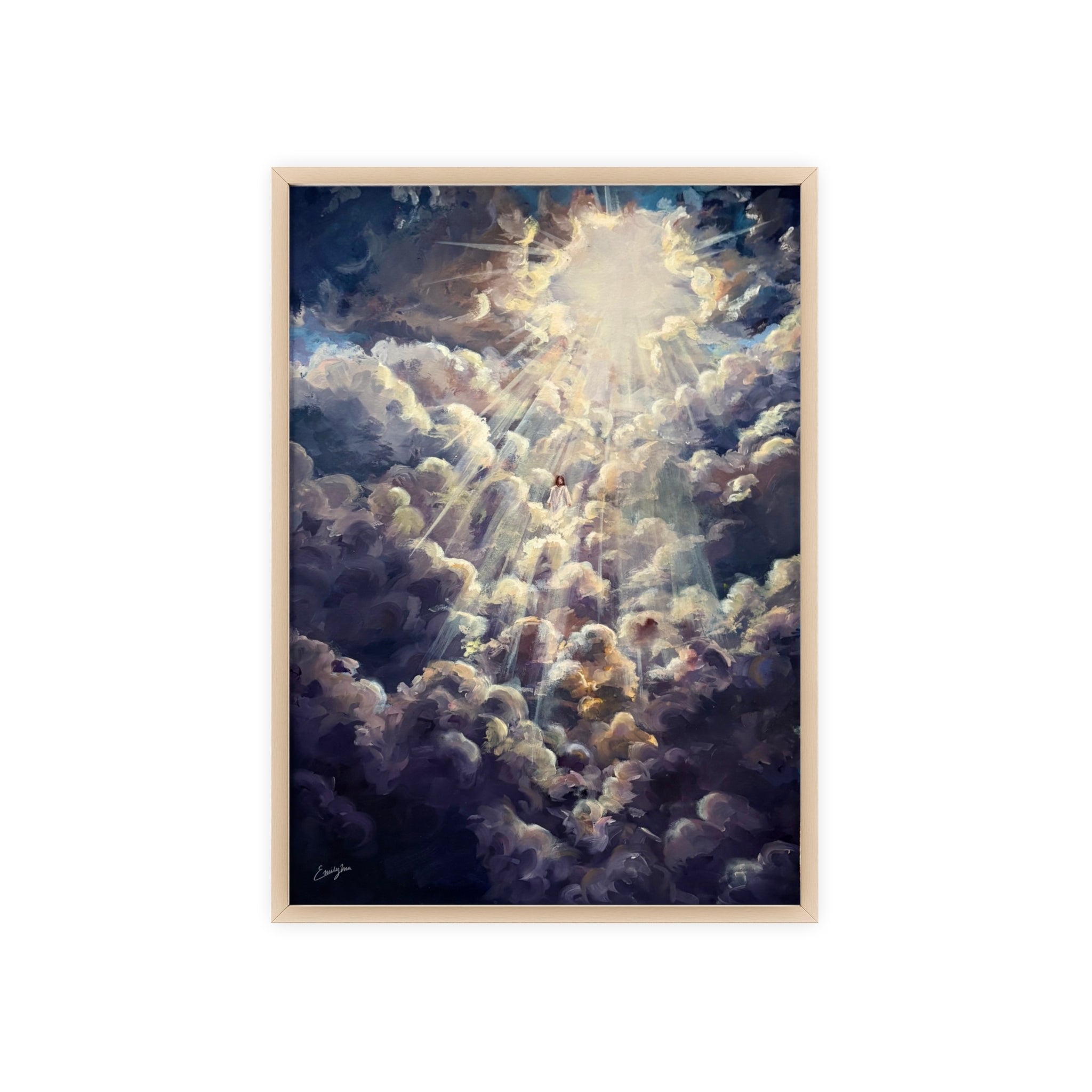 Revelation 1:7 Framed Print