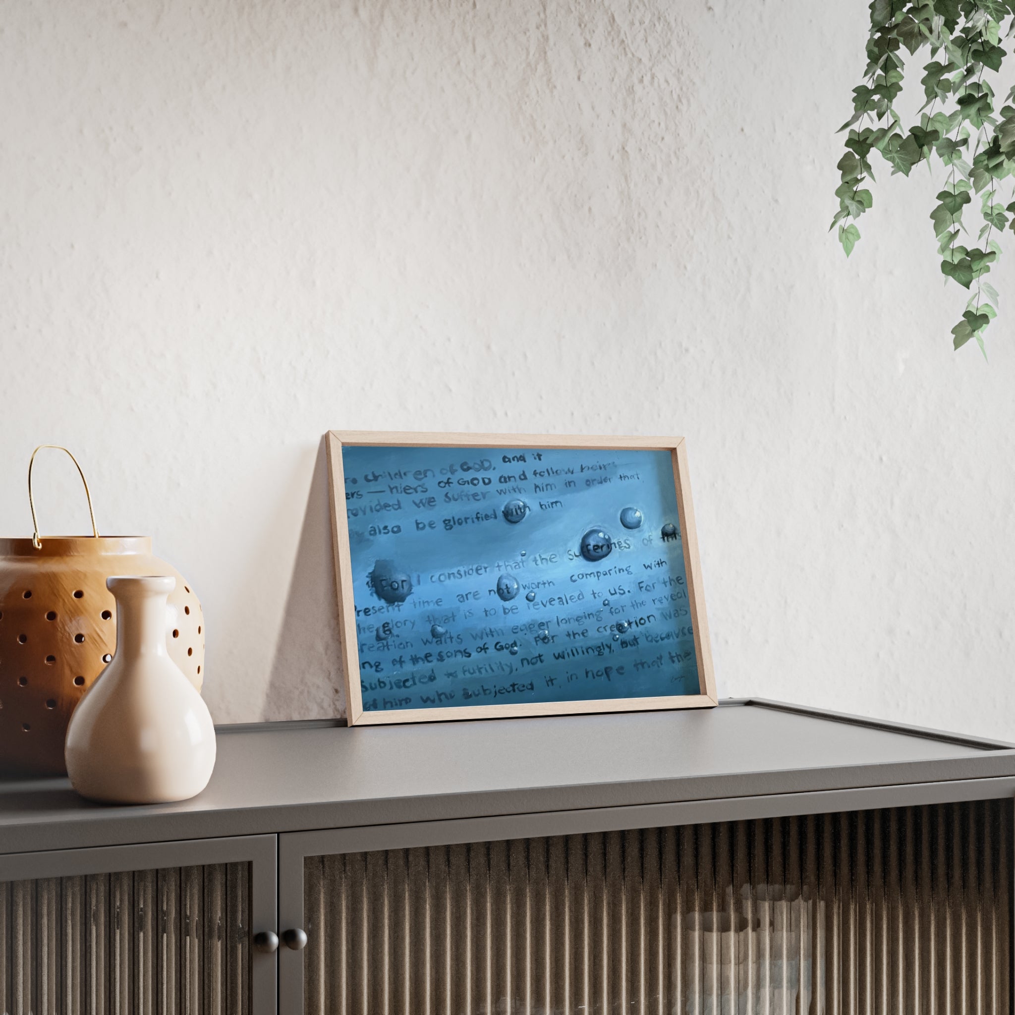 Romans 8:18 Framed Print