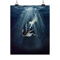 Matte saiah 43:2 Paper Print