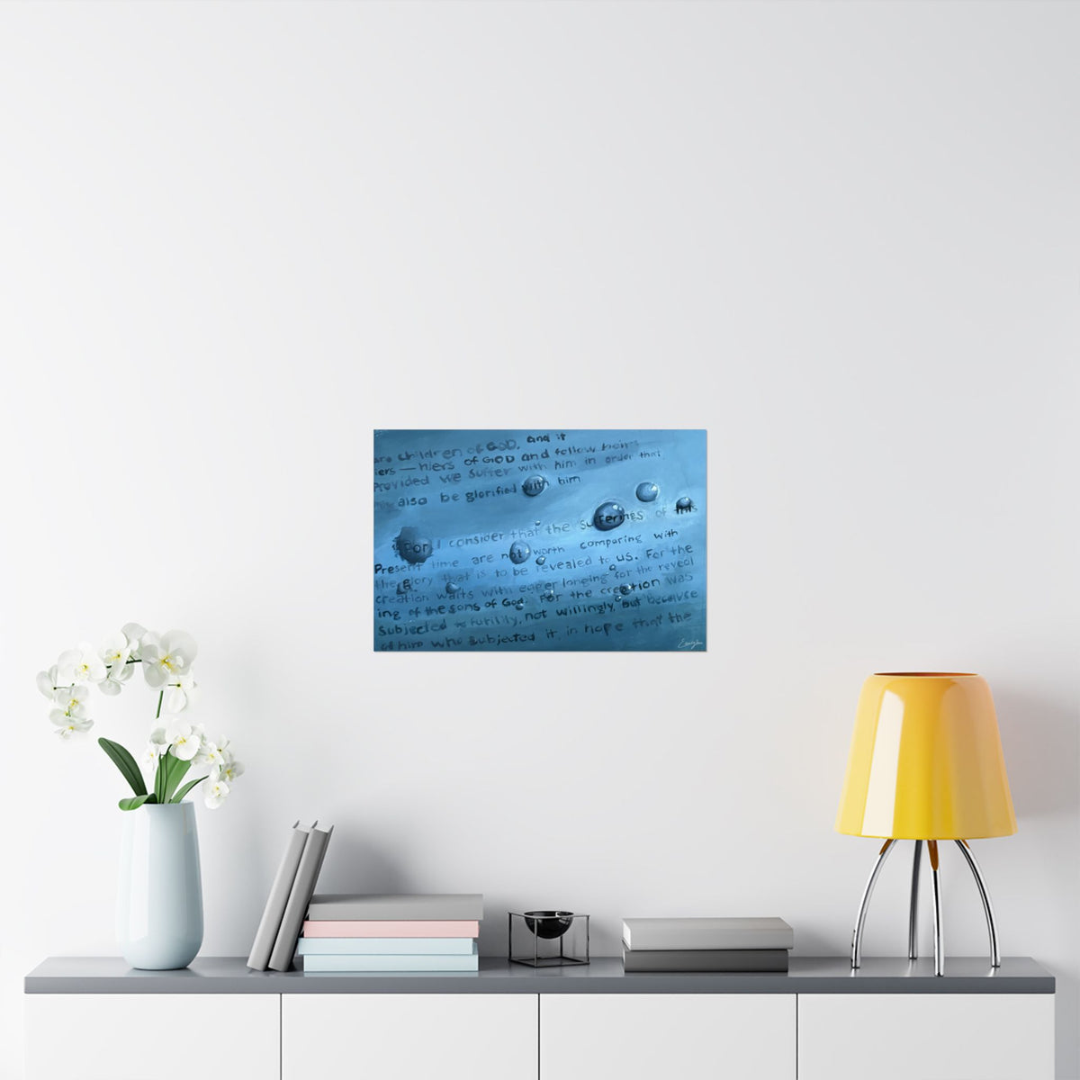 Romans 8:18 Matte Paper Print