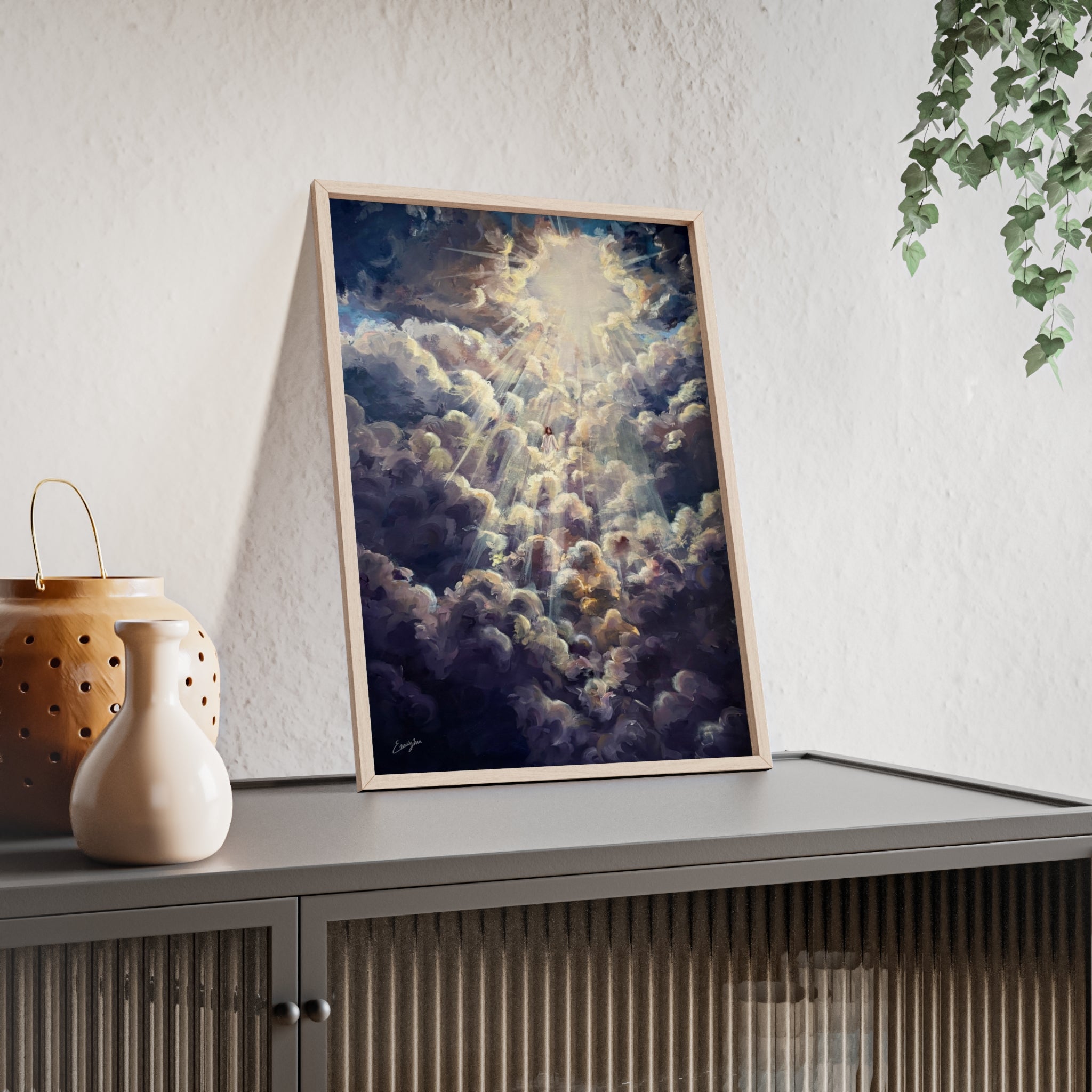 Revelation 1:7 Framed Print