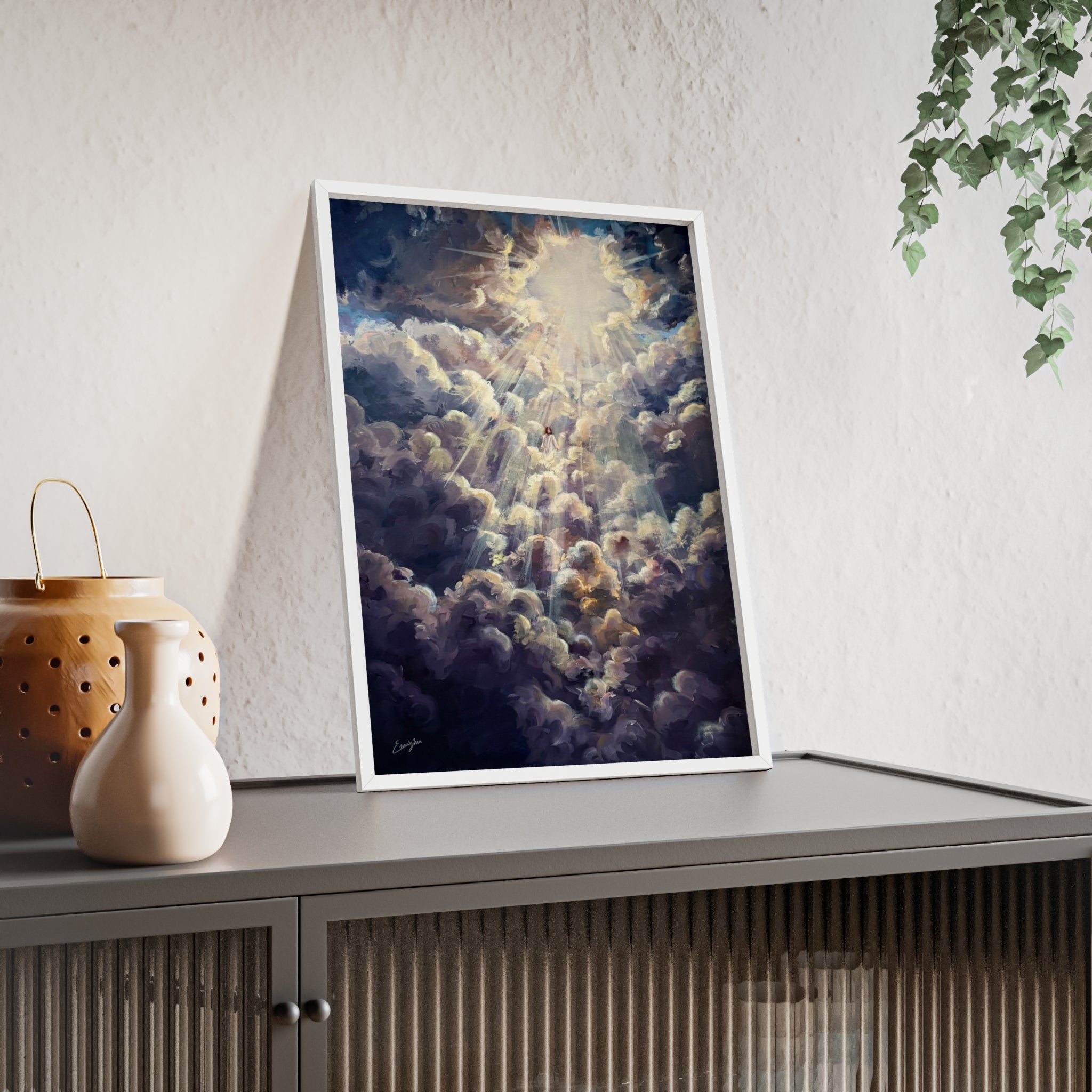 Revelation 1:7 Framed Print
