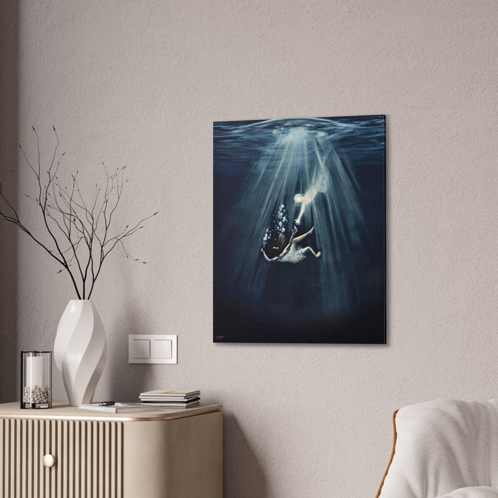 Isaiah 43:2 Canvas Print