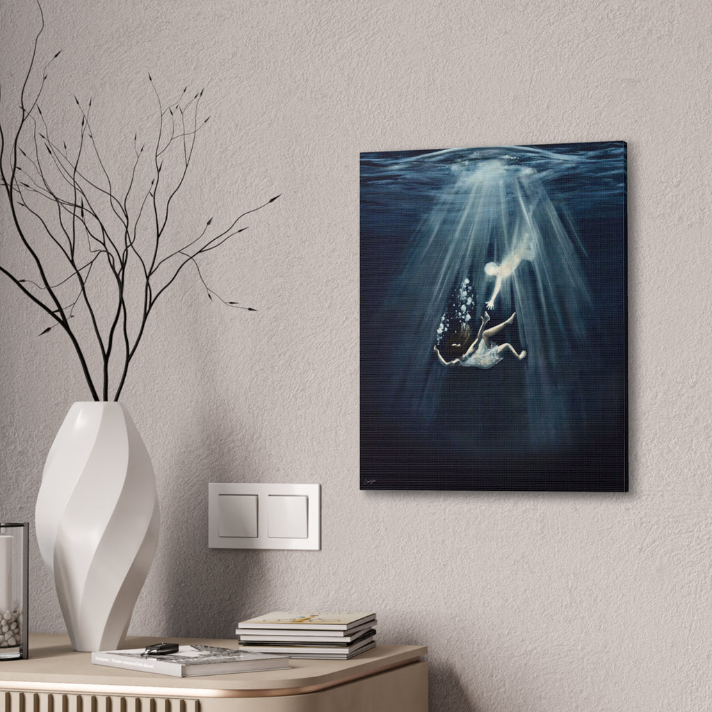 Isaiah 43:2 Canvas Print