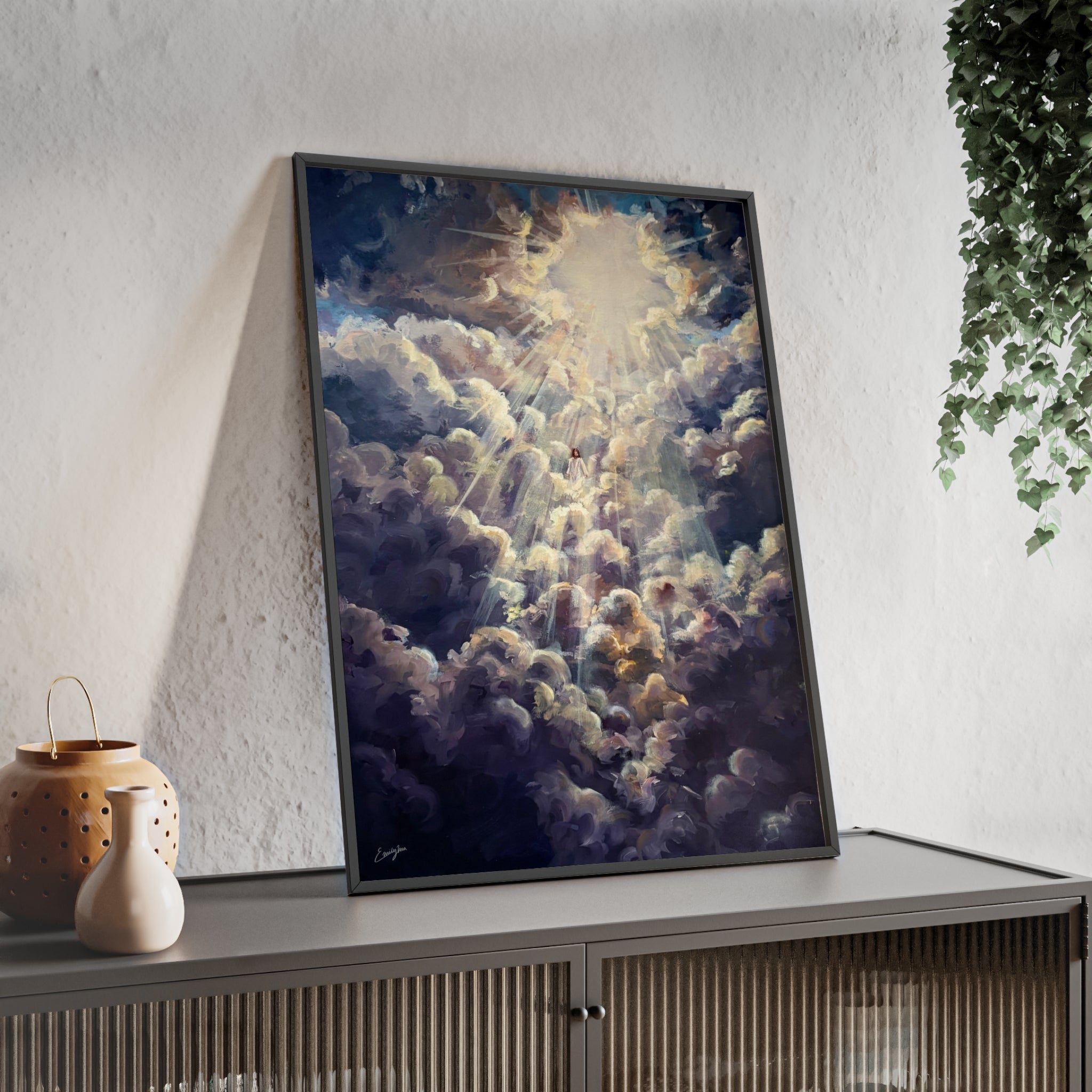 Revelation 1:7 Framed Print