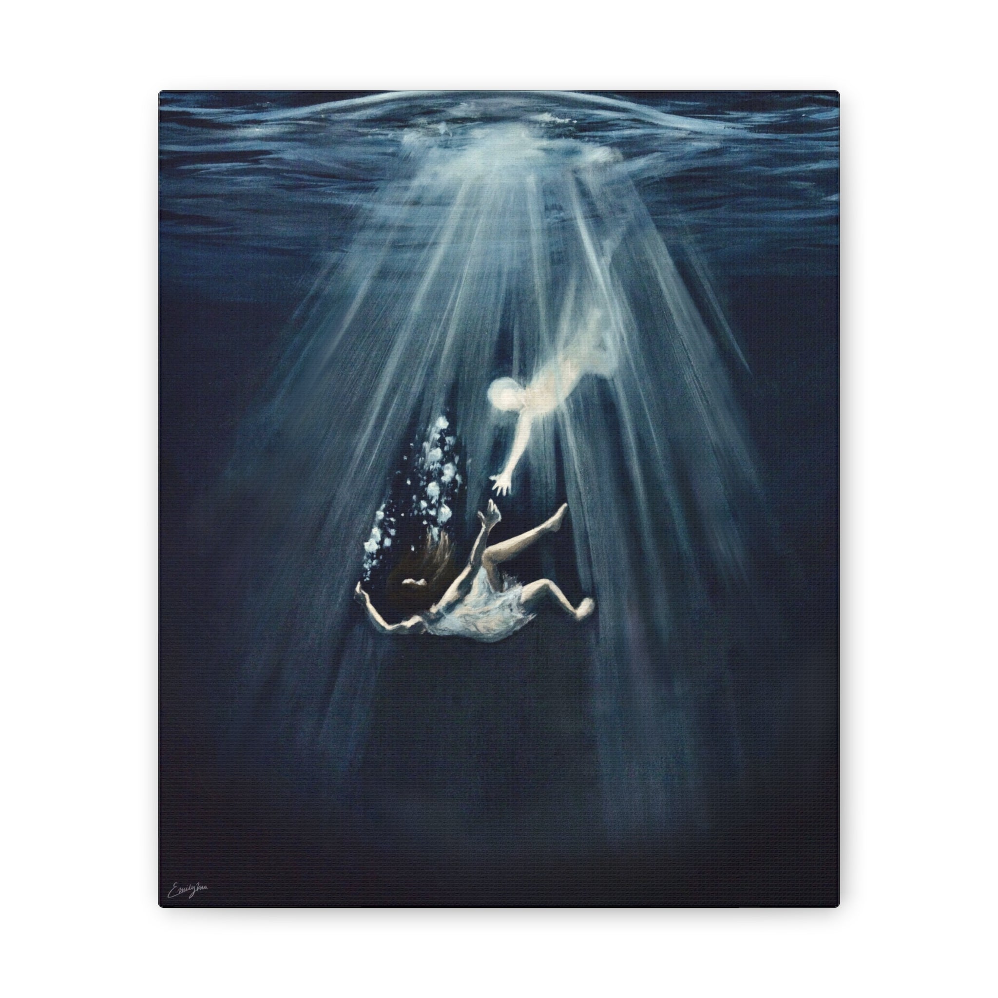 Isaiah 43:2 Canvas Print