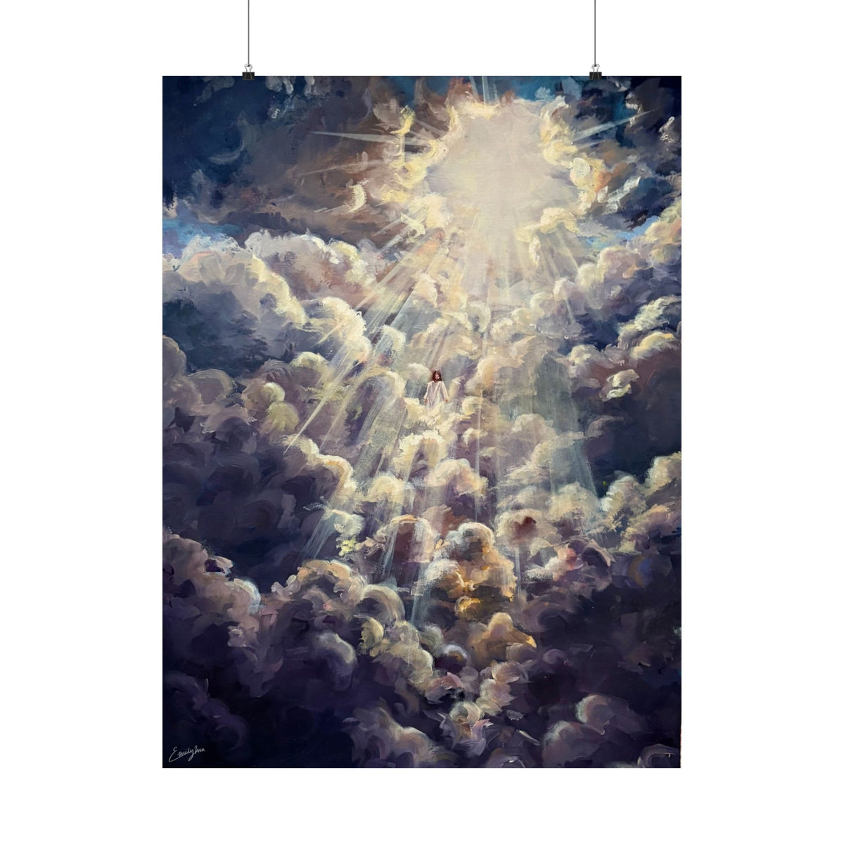 Revelations 1:7 Matte Paper Print