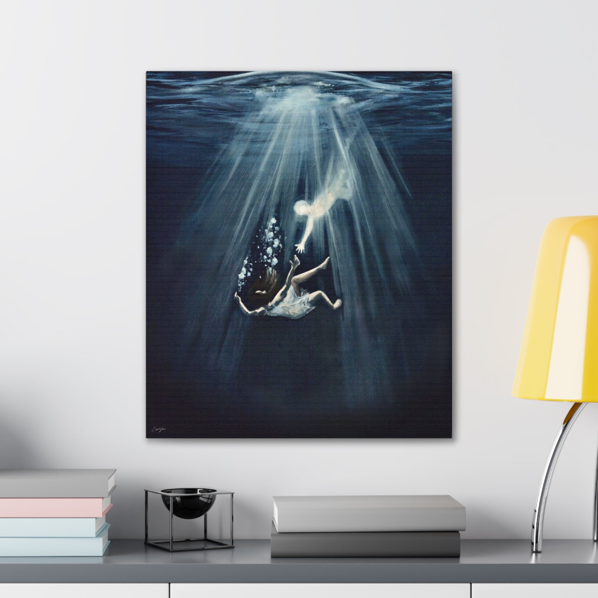 Isaiah 43:2 Canvas Print