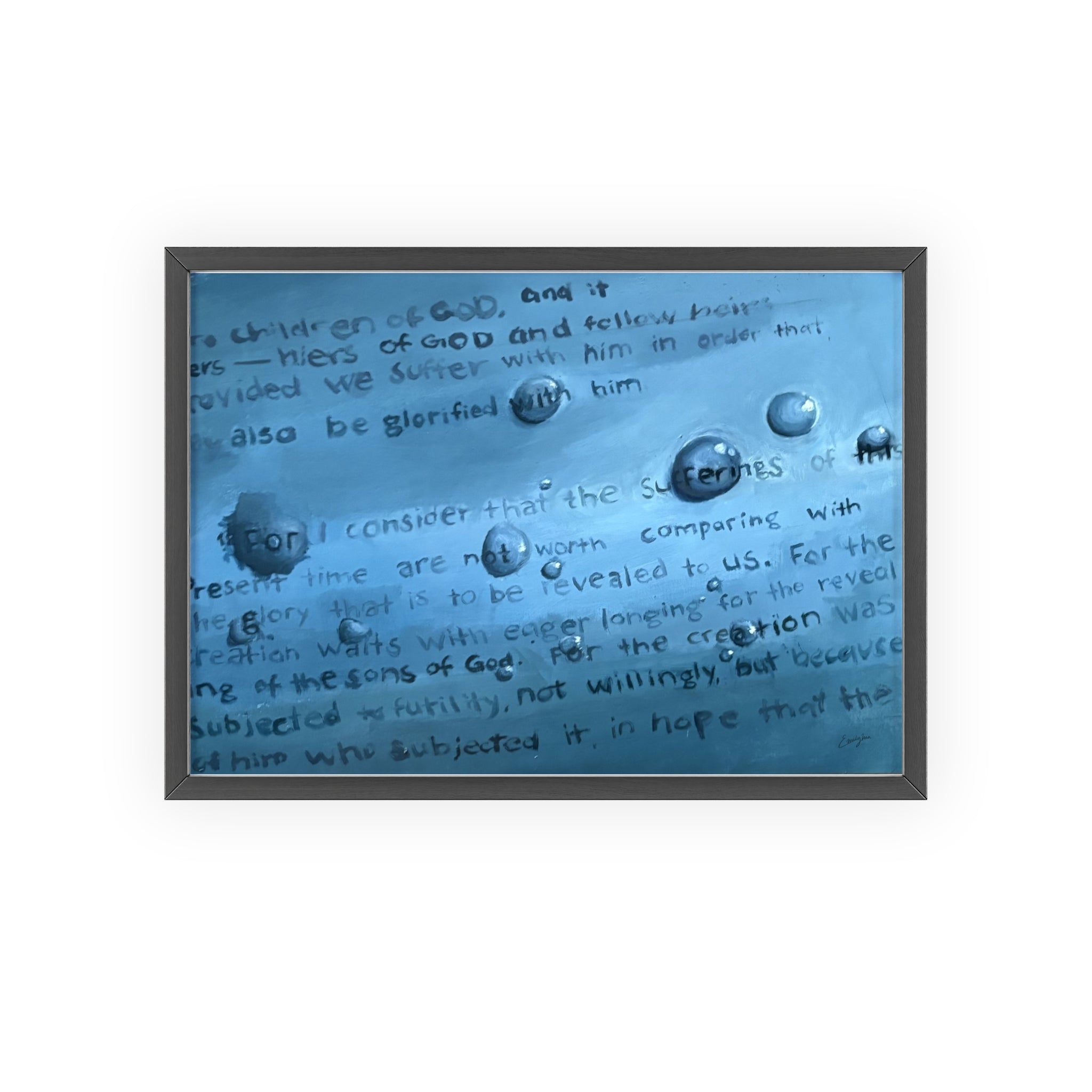 Romans 8:18 Framed Print