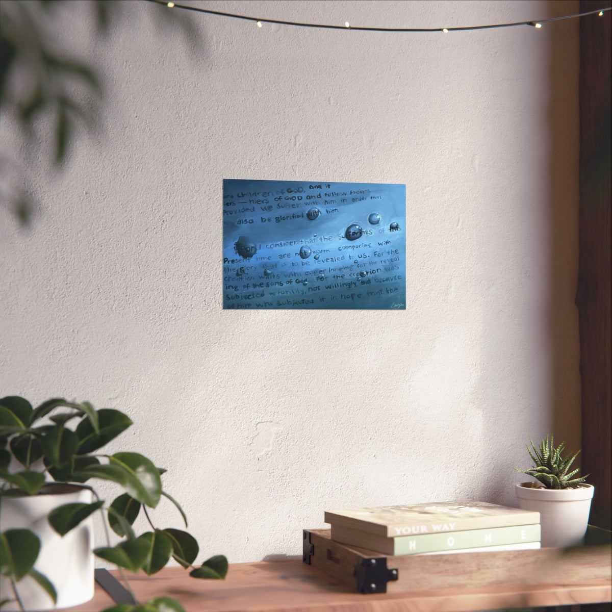 Romans 8:18 Matte Paper Print