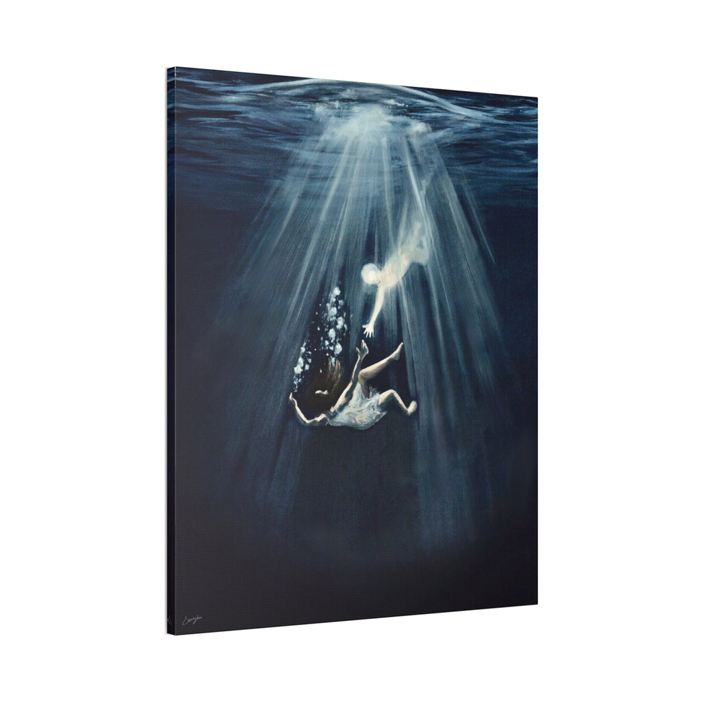 Isaiah 43:2 Canvas Print