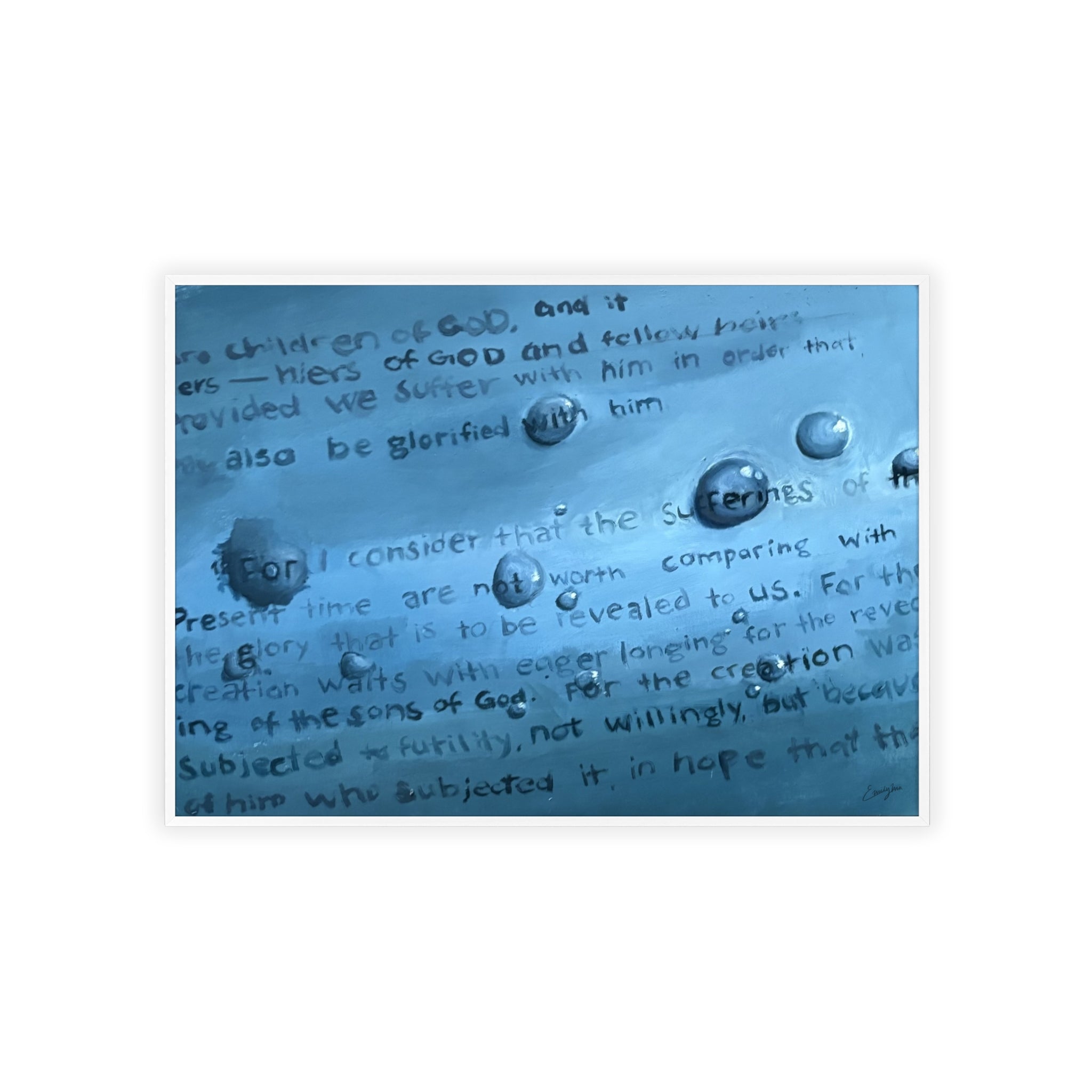 Romans 8:18 Framed Print