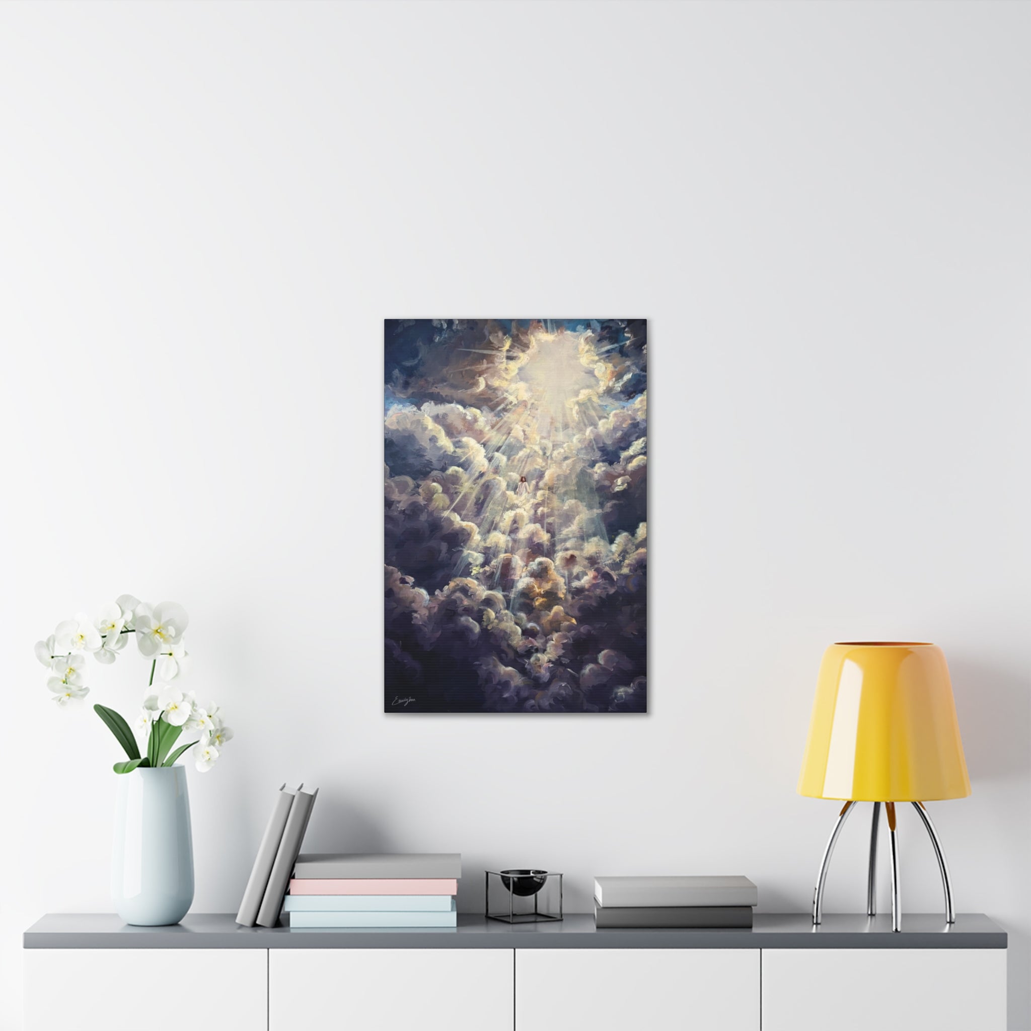 Revelations 1:7 Canvas Print