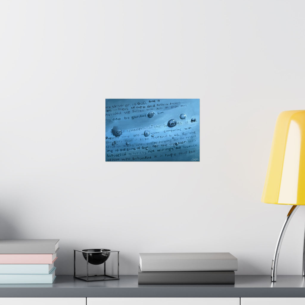 Romans 8:18 Matte Paper Print
