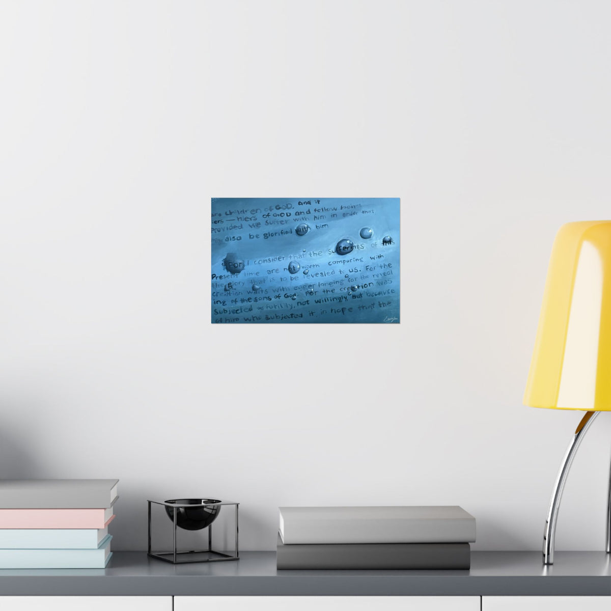 Romans 8:18 Matte Paper Print