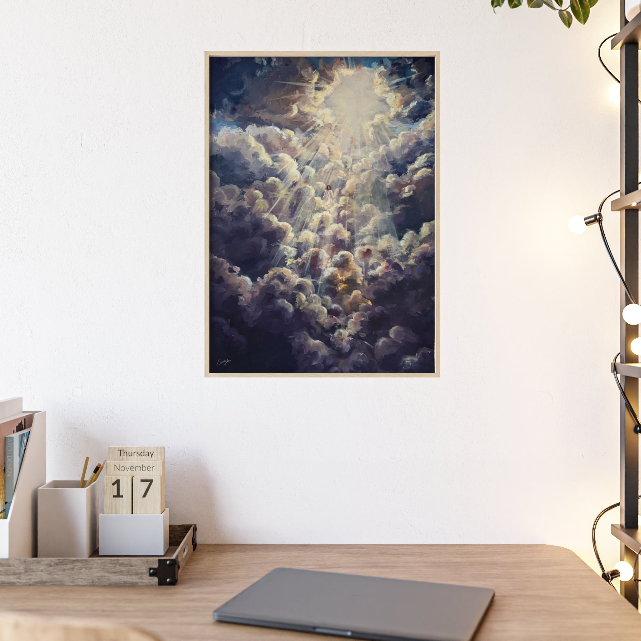 Revelation 1:7 Framed Print
