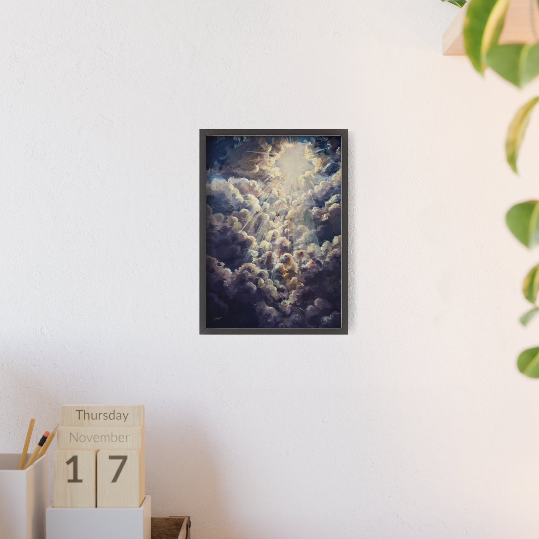 Revelation 1:7 Framed Print