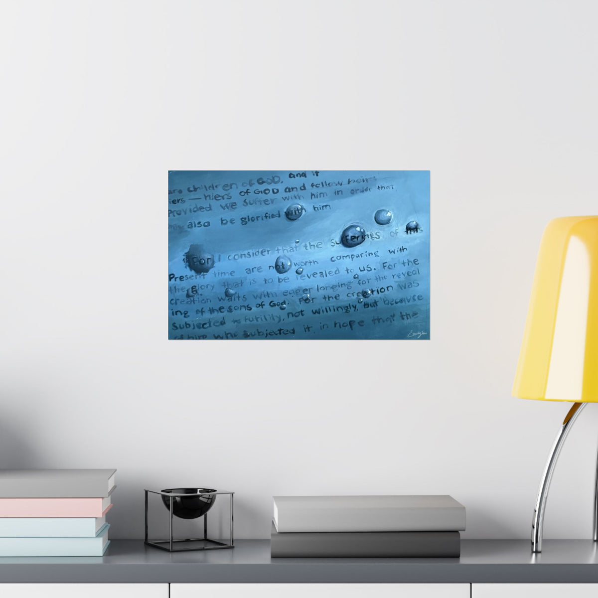 Romans 8:18 Matte Paper Print