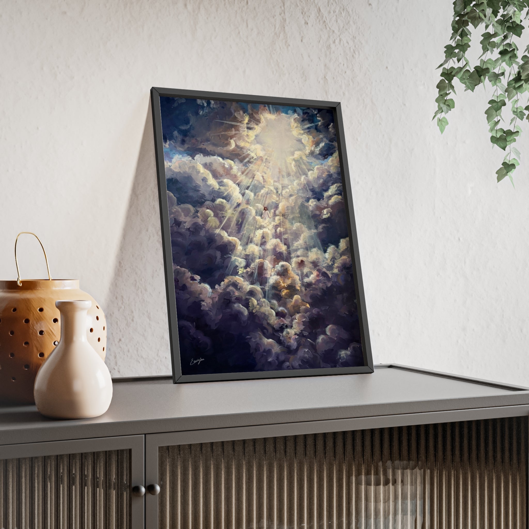 Revelation 1:7 Framed Print