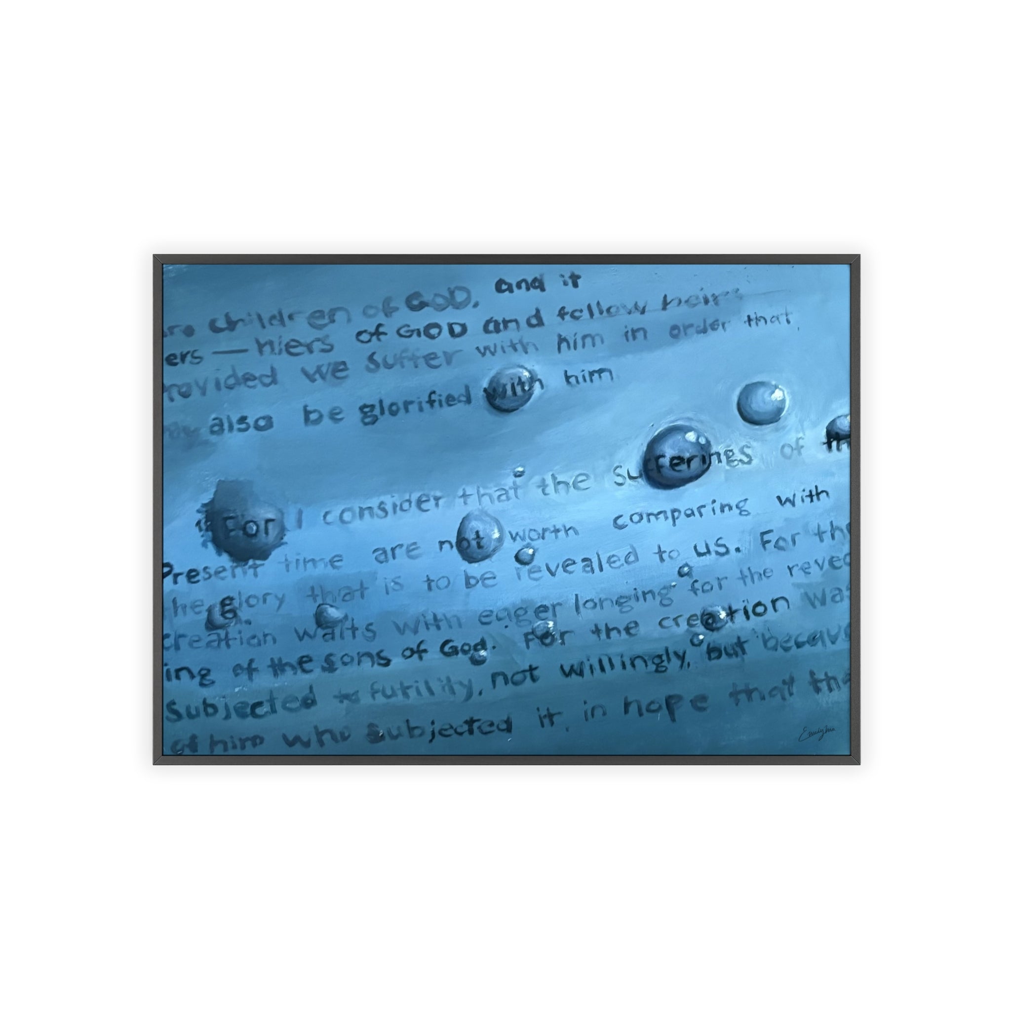 Romans 8:18 Framed Print