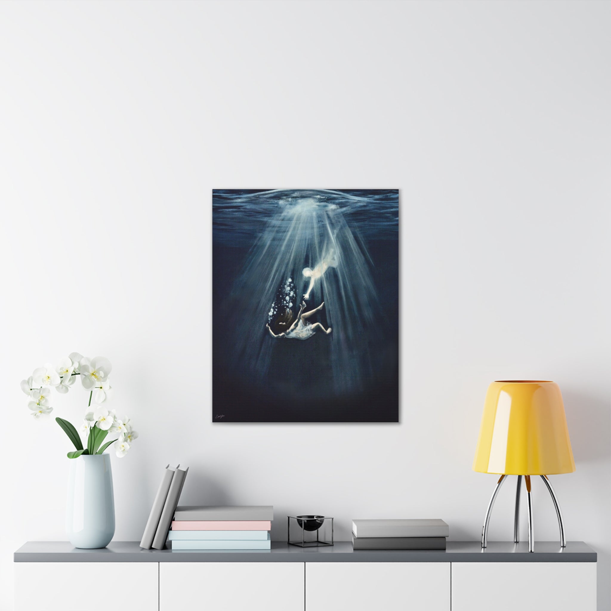 Isaiah 43:2 Canvas Print
