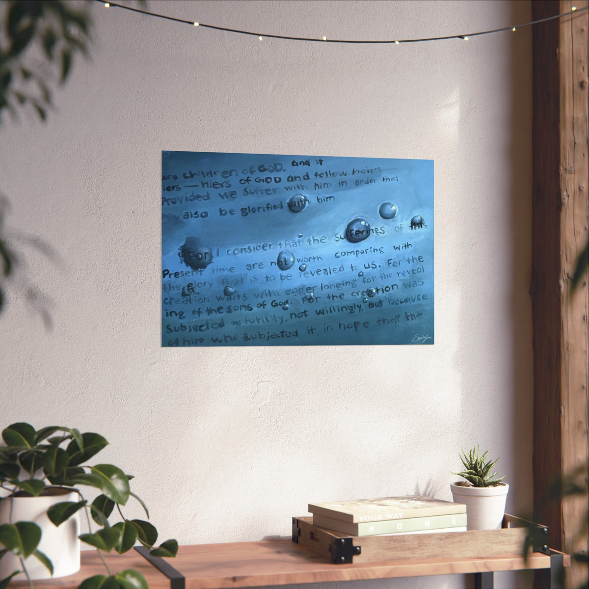 Romans 8:18 Matte Paper Print