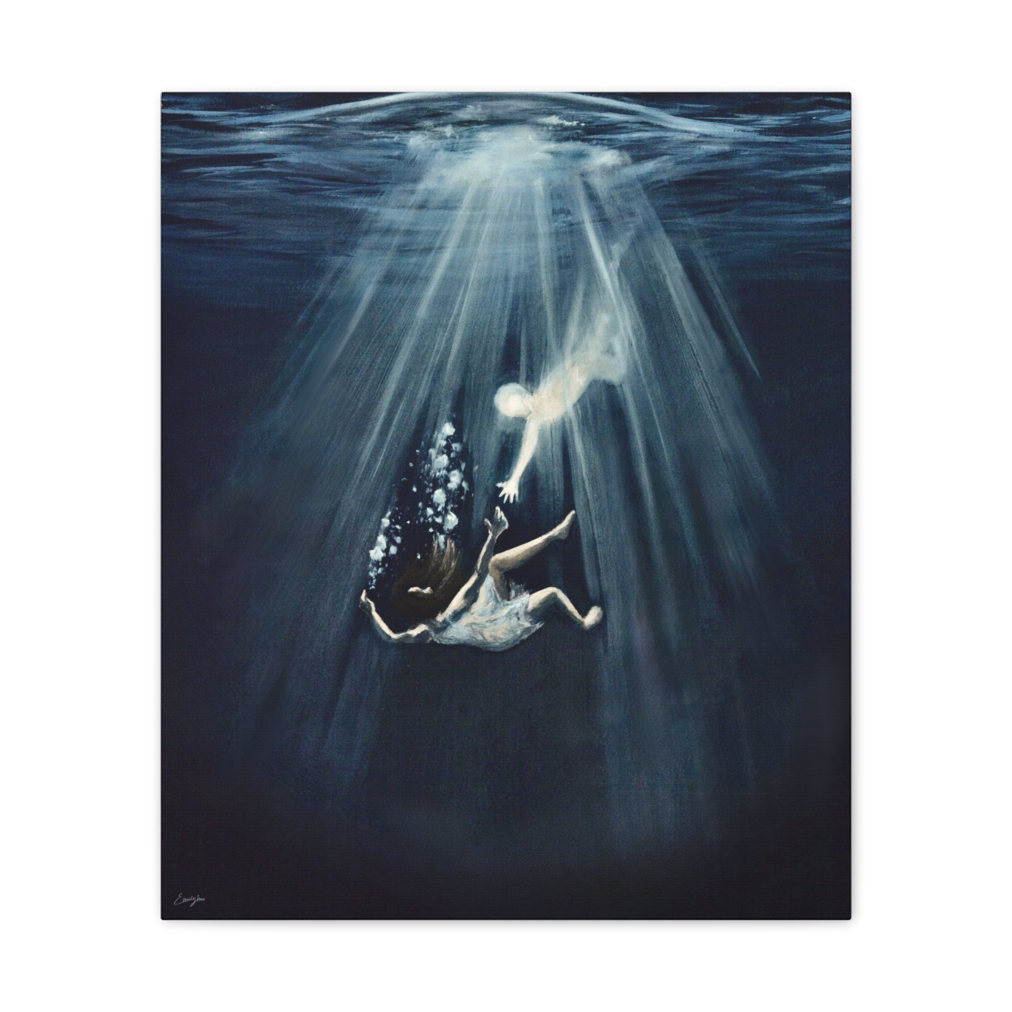 Isaiah 43:2 Canvas Print