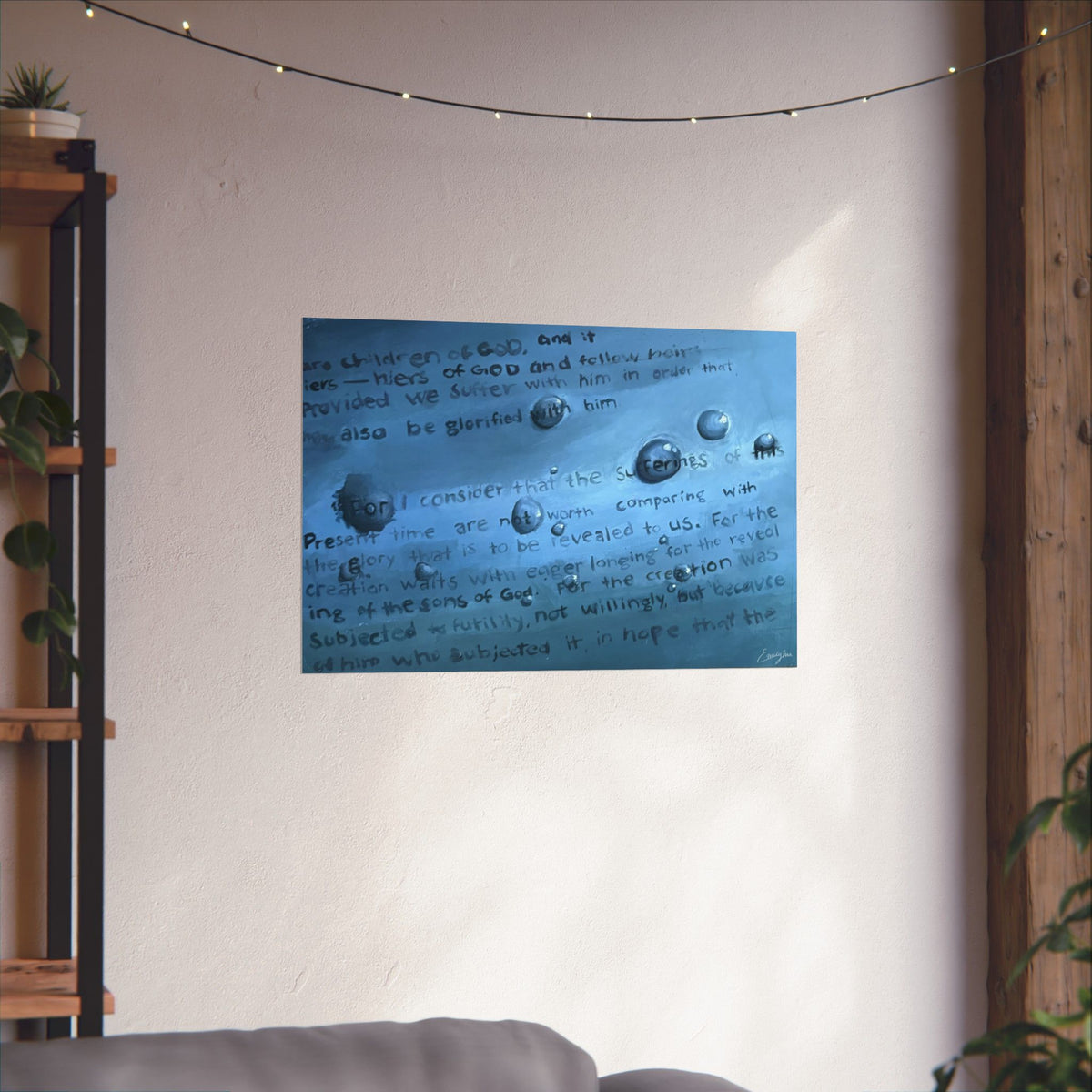 Romans 8:18 Matte Paper Print