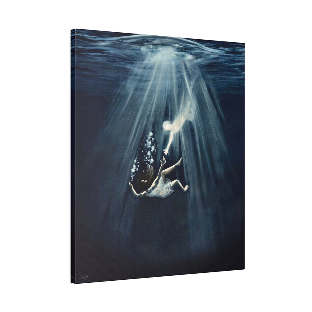 Isaiah 43:2 Canvas Print