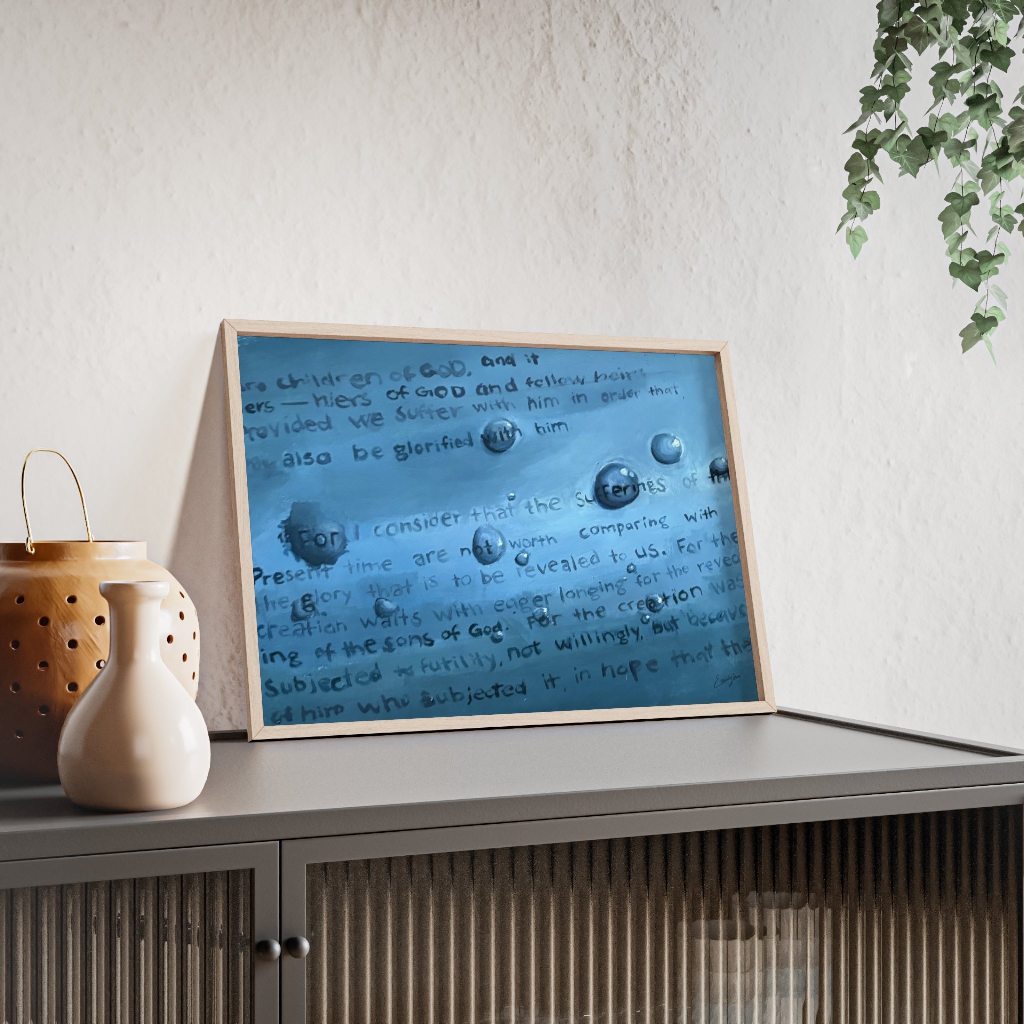 Romans 8:18 Framed Print