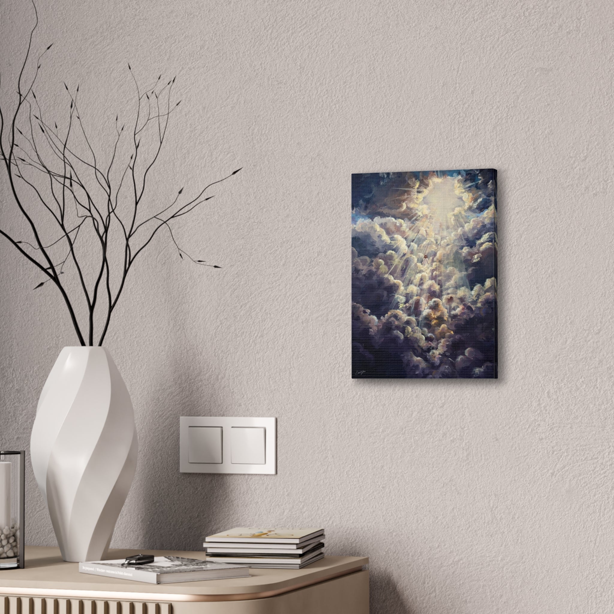 Revelations 1:7 Canvas Print