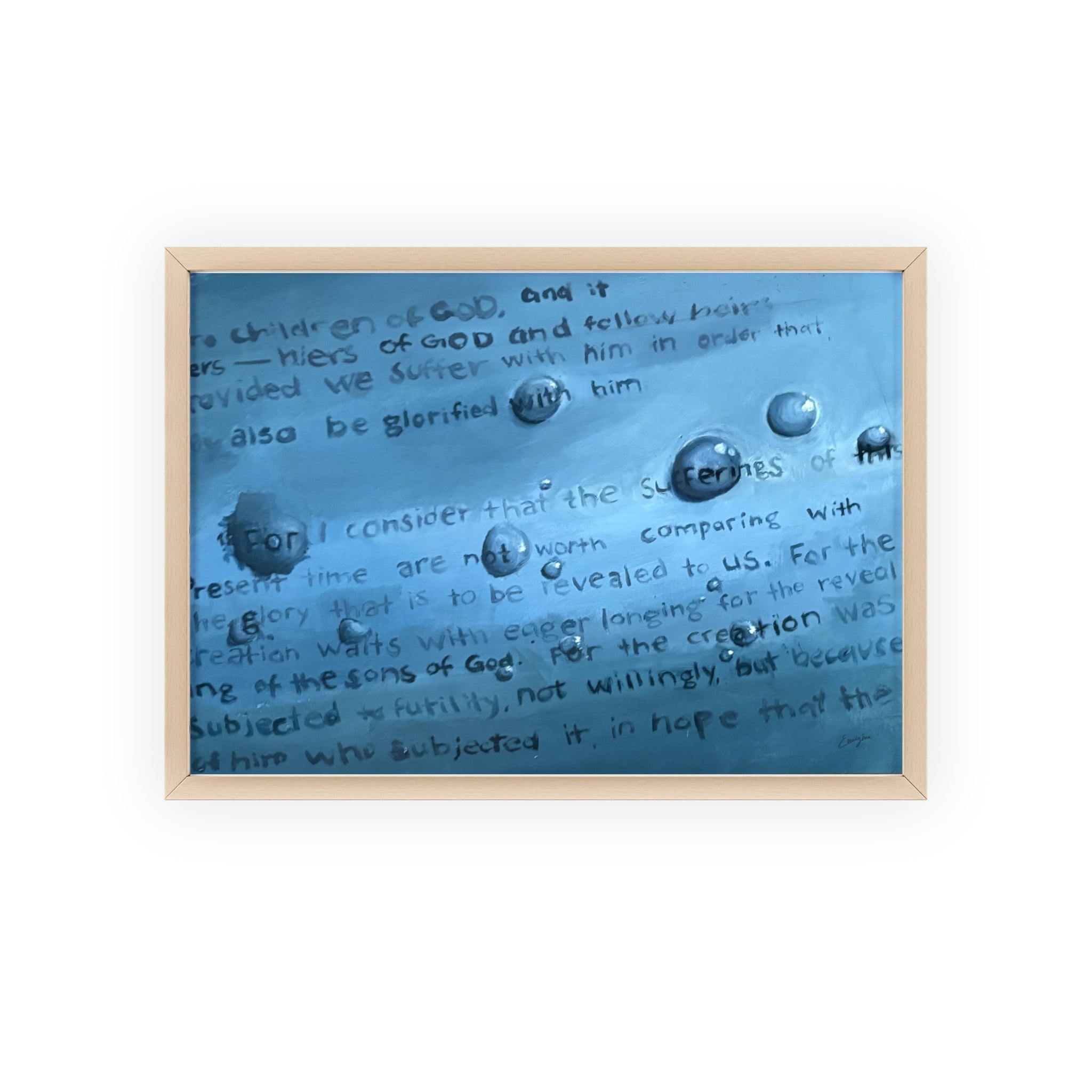 Romans 8:18 Framed Print