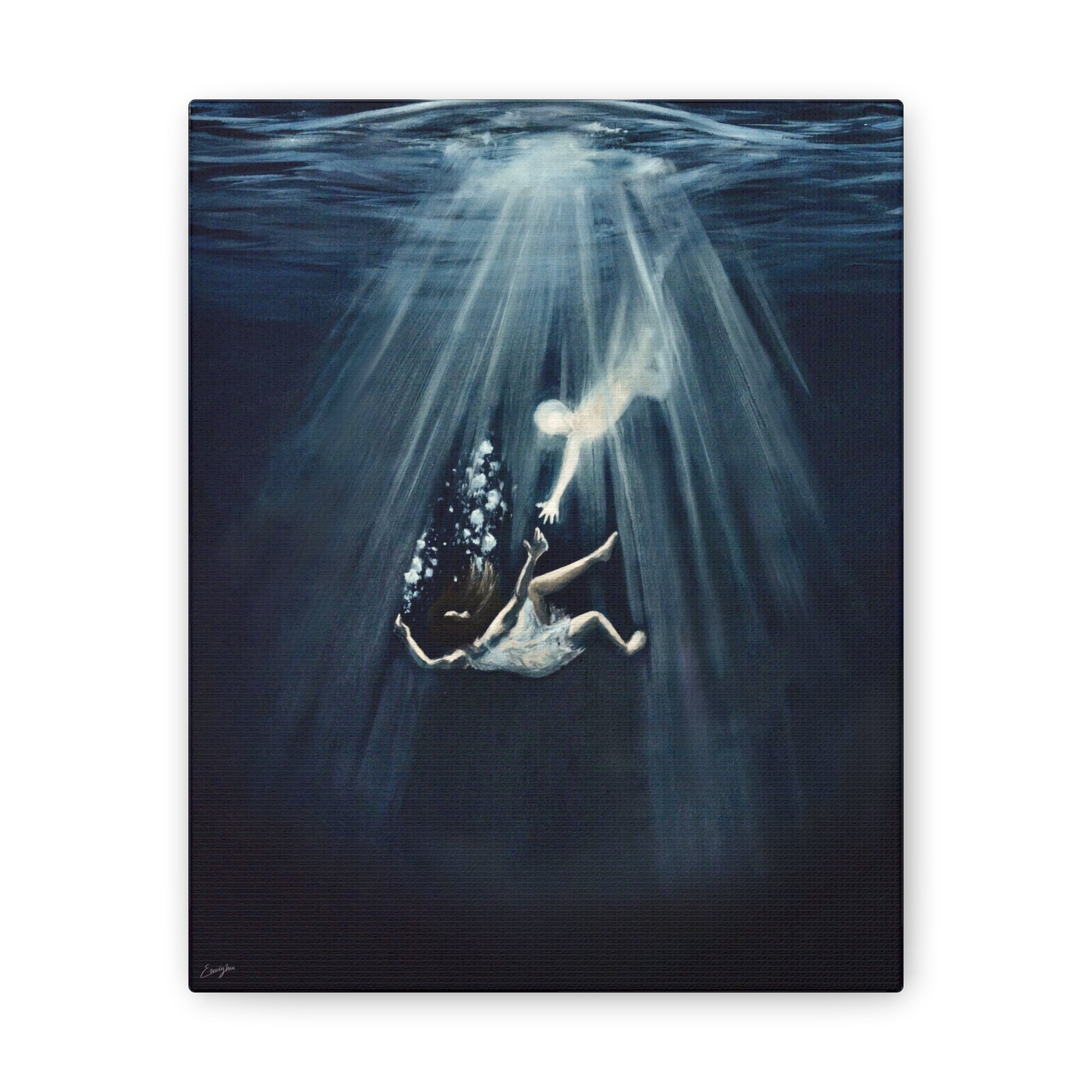 Isaiah 43:2 Canvas Print