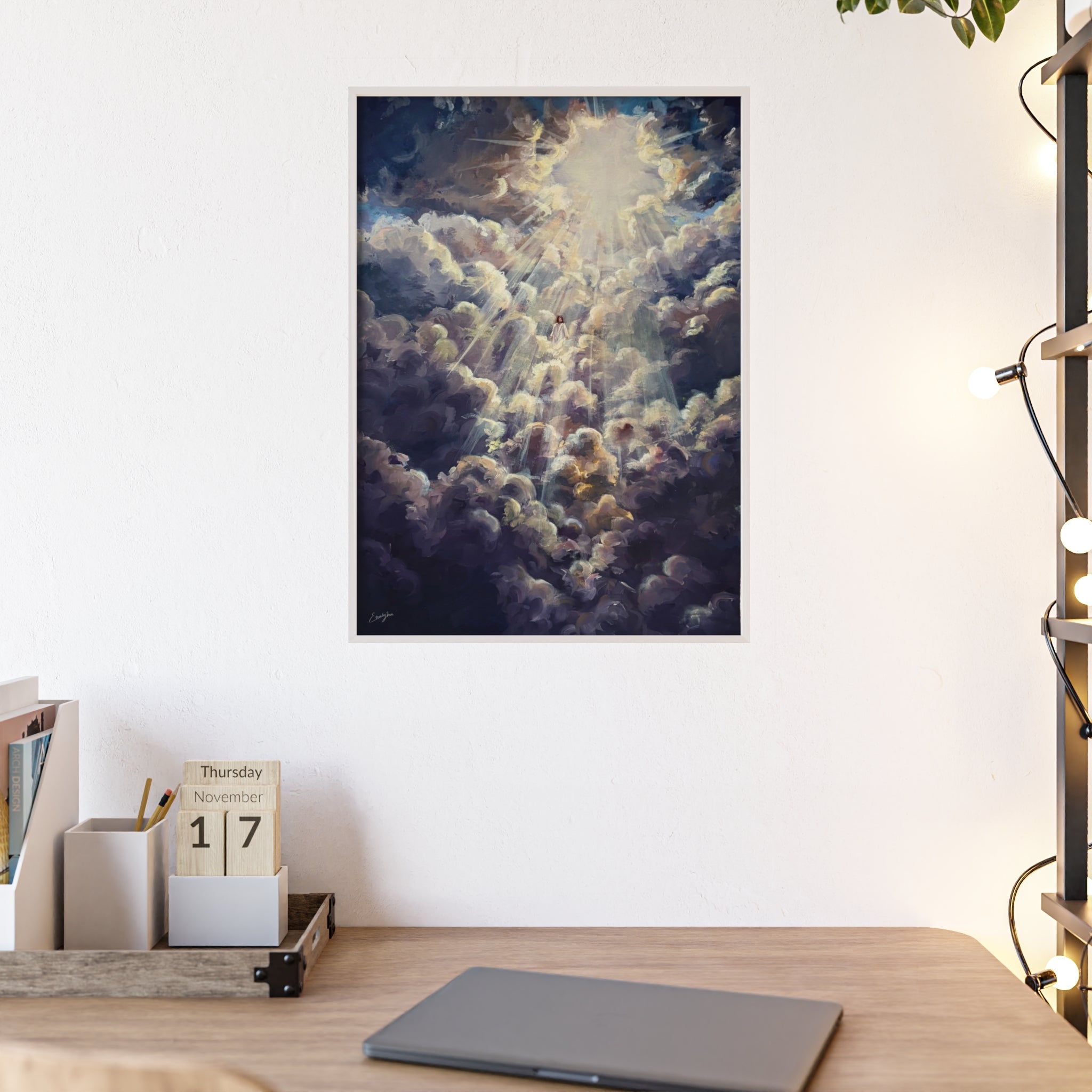 Revelation 1:7 Framed Print