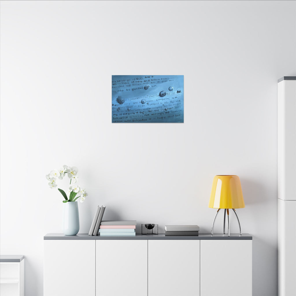 Romans 8:18 Canvas Print