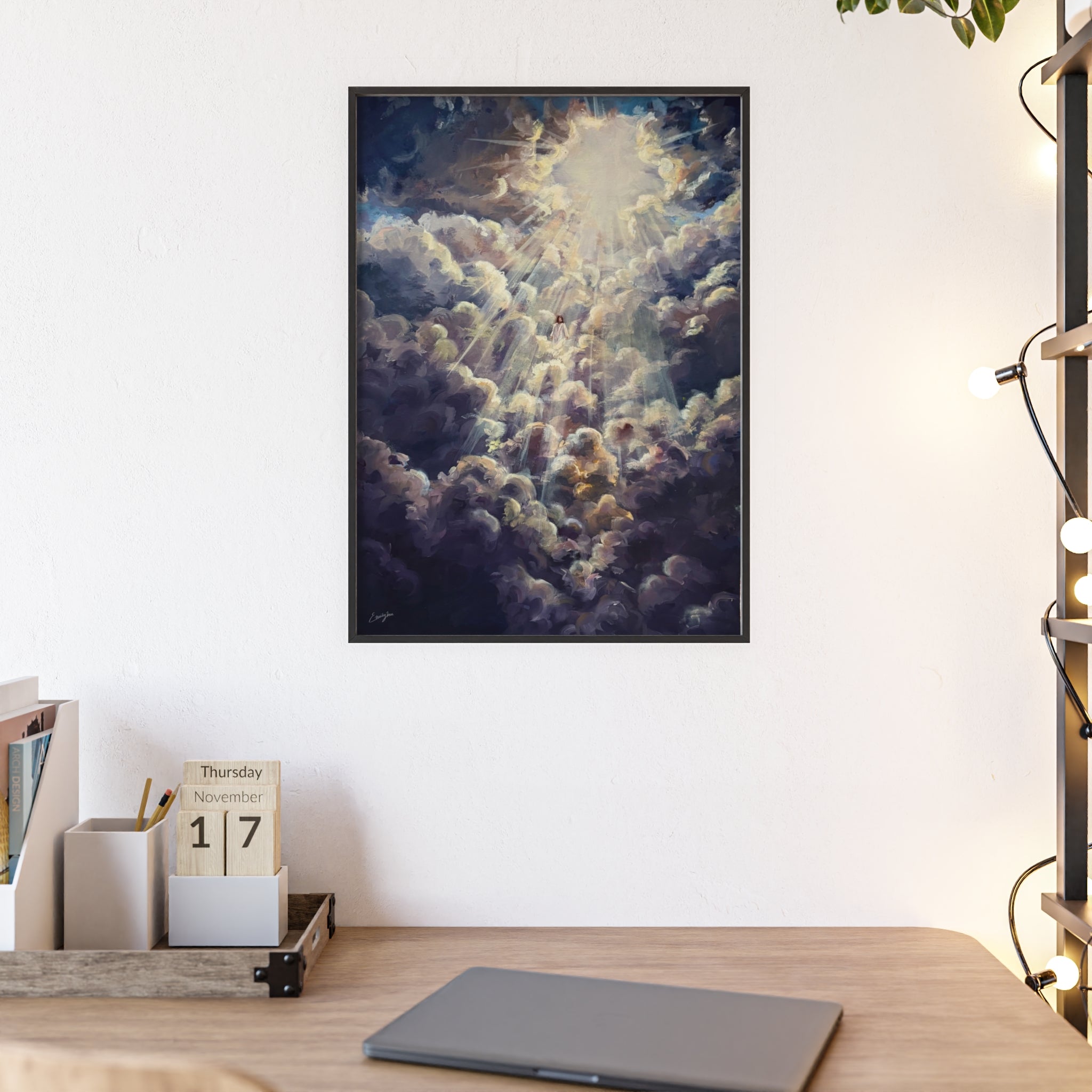Revelation 1:7 Framed Print