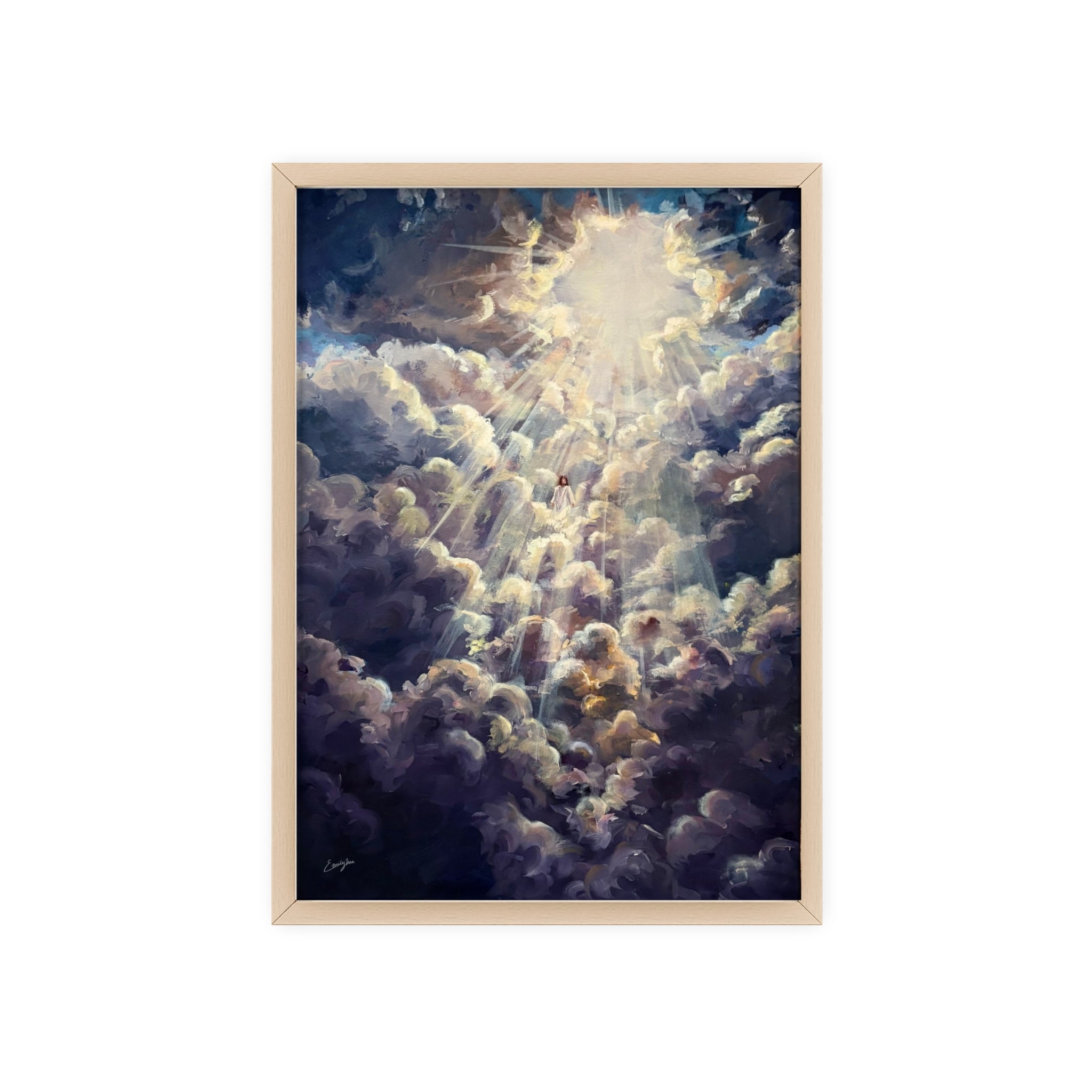 Revelation 1:7 Framed Print