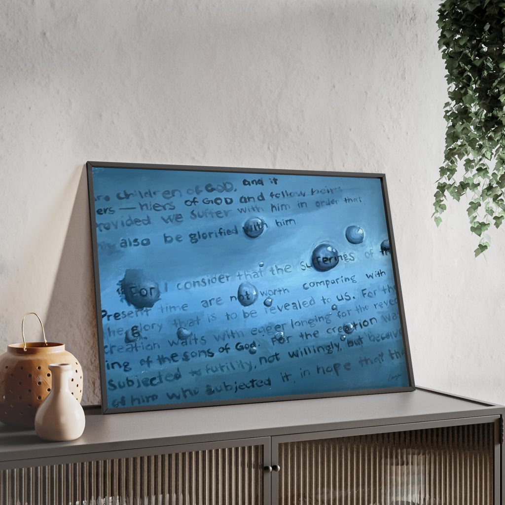 Romans 8:18 Framed Print
