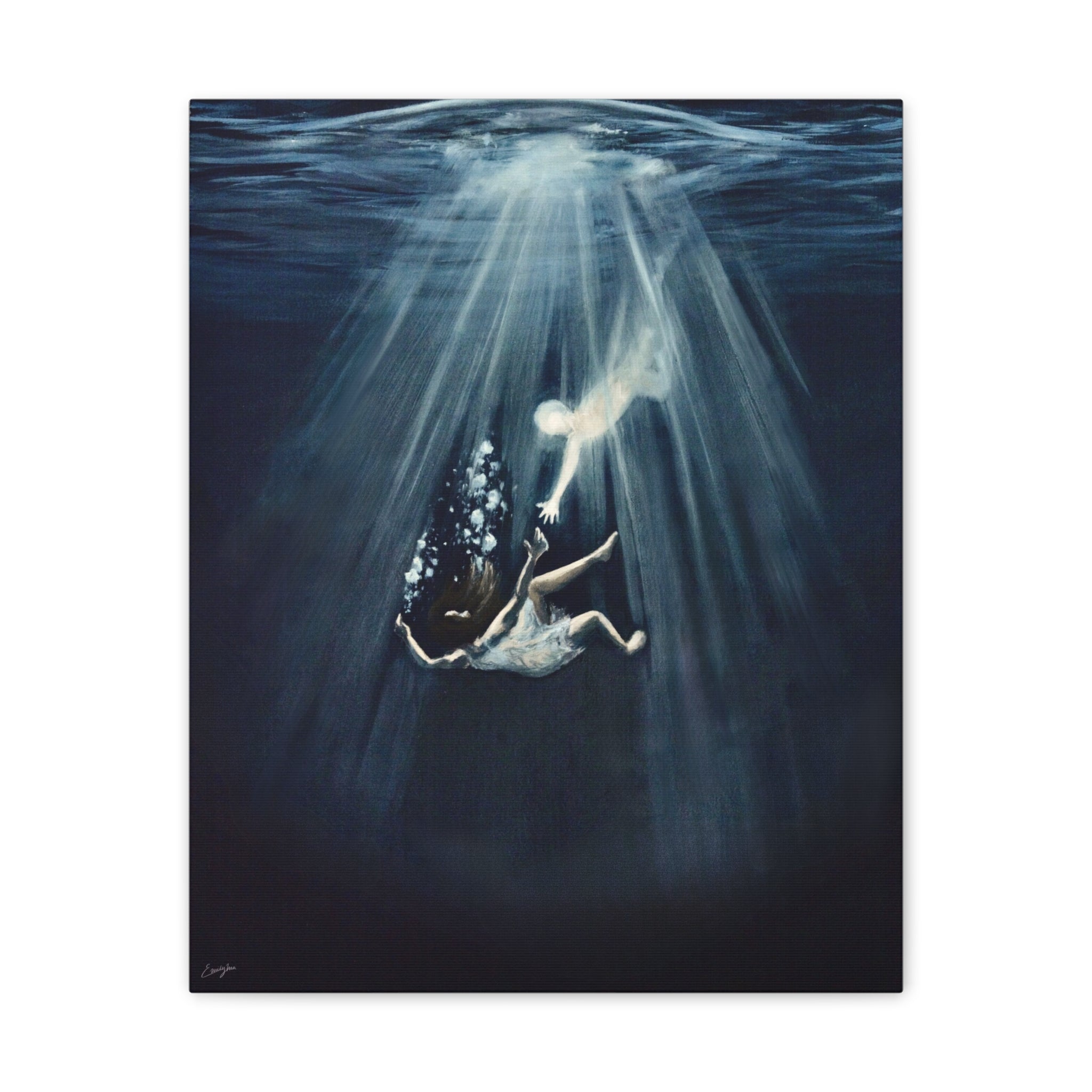 Isaiah 43:2 Canvas Print