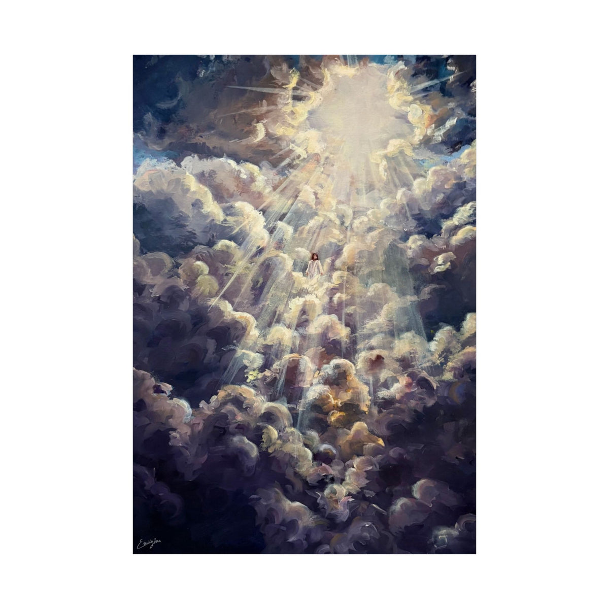 Revelations 1:7 Matte Paper Print