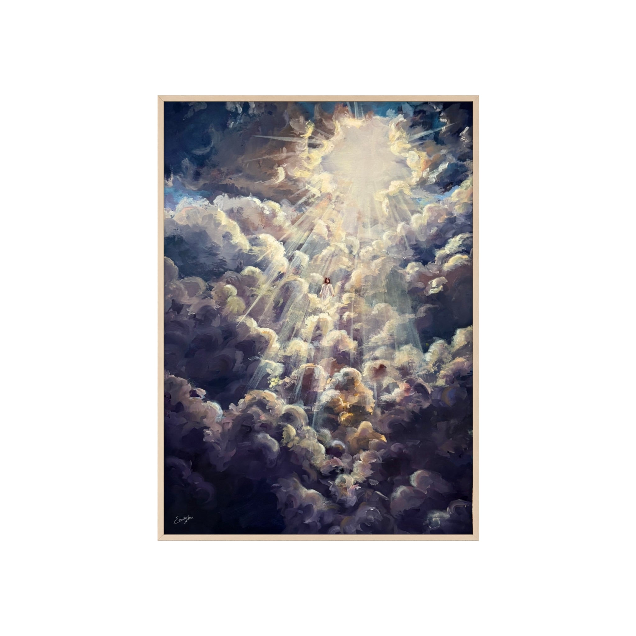 Revelation 1:7 Framed Print