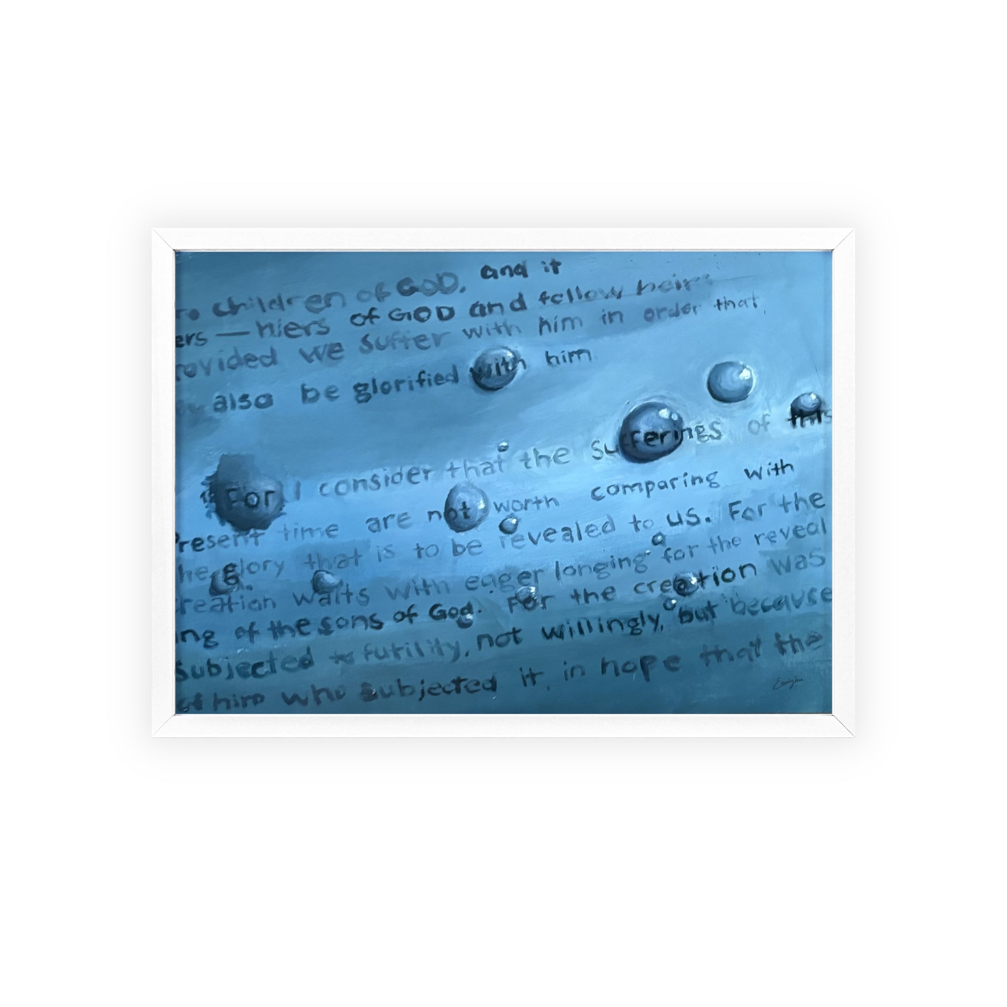 Romans 8:18 Framed Print