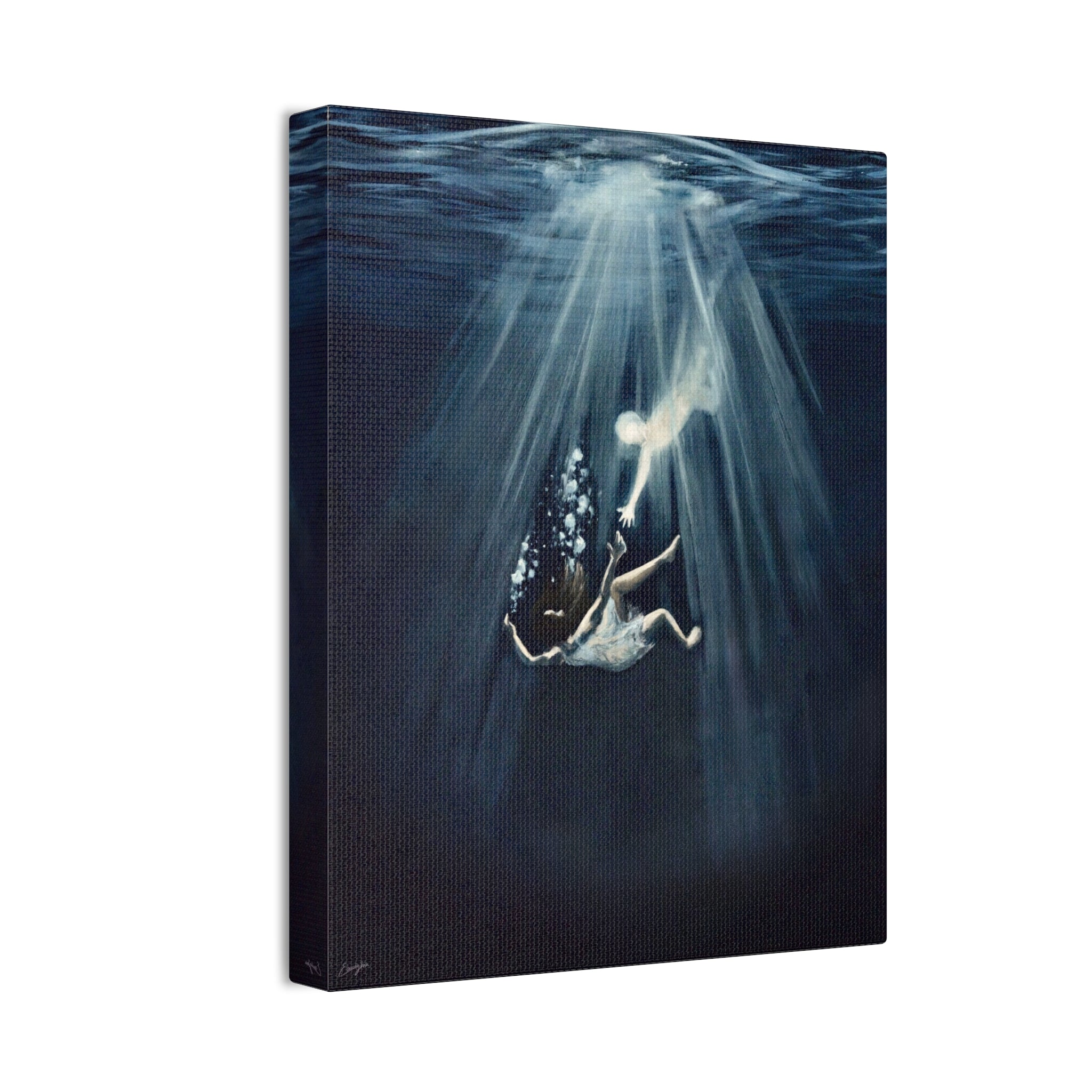 Isaiah 43:2 Canvas Print