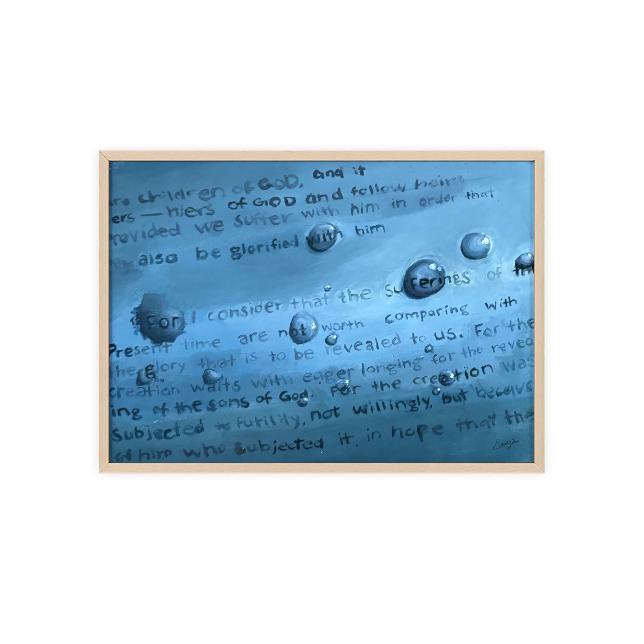 Romans 8:18 Framed Print