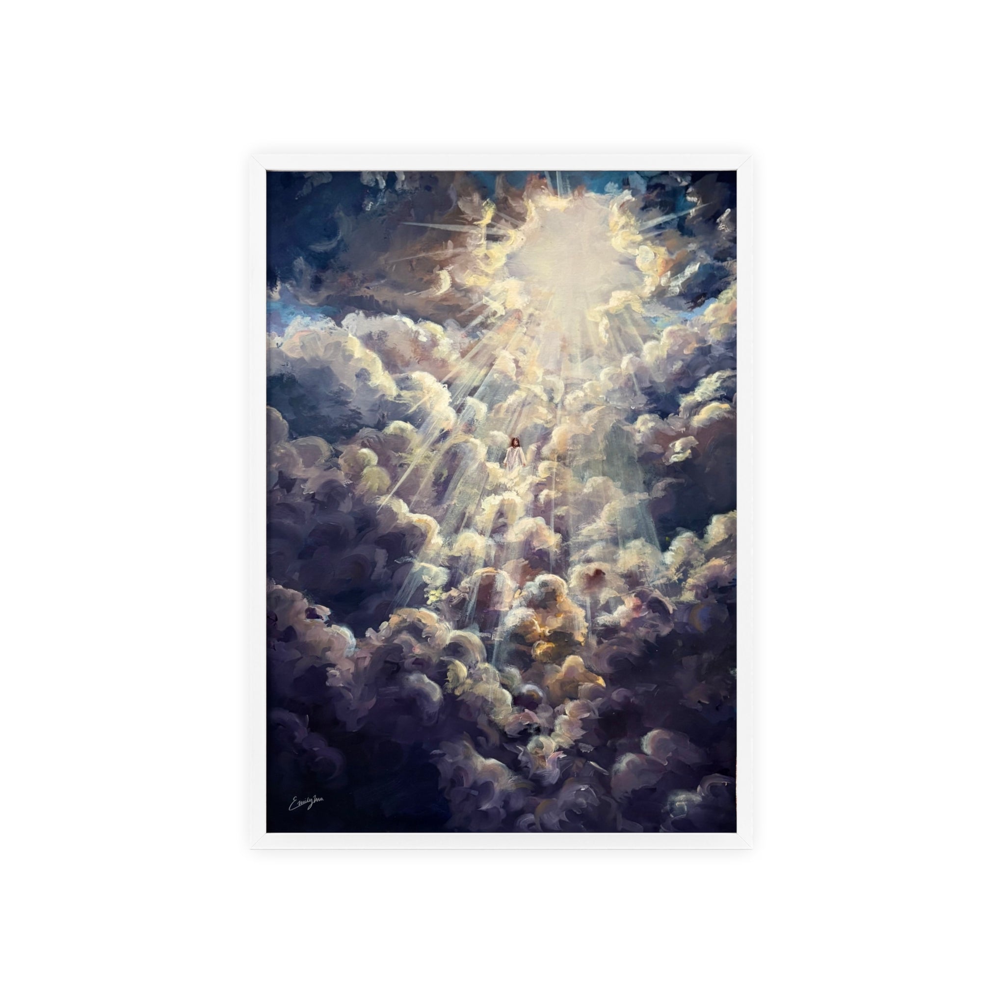 Revelation 1:7 Framed Print