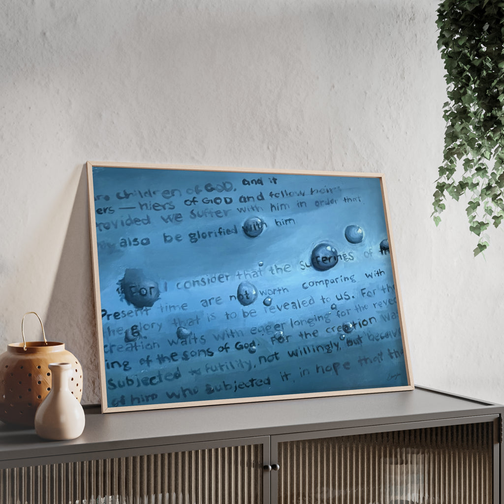 Romans 8:18 Framed Print