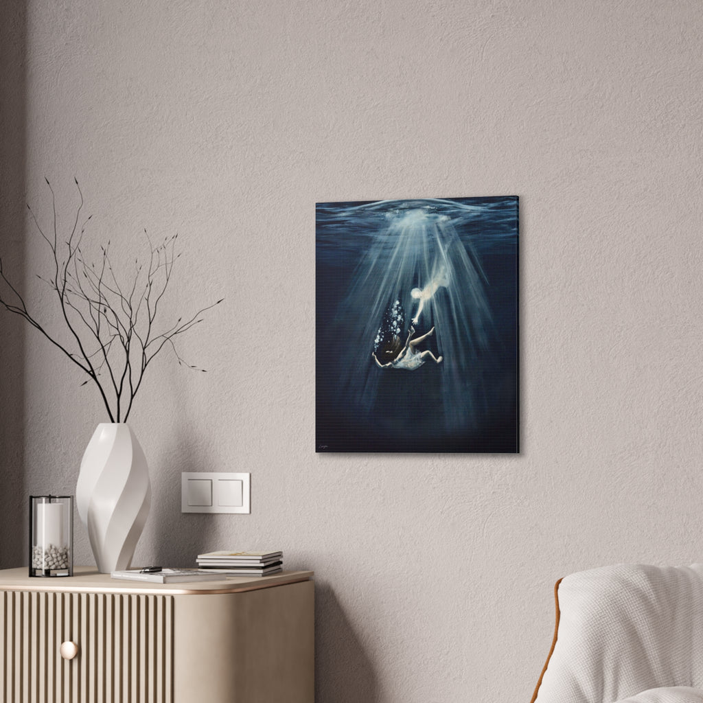Isaiah 43:2 Canvas Print