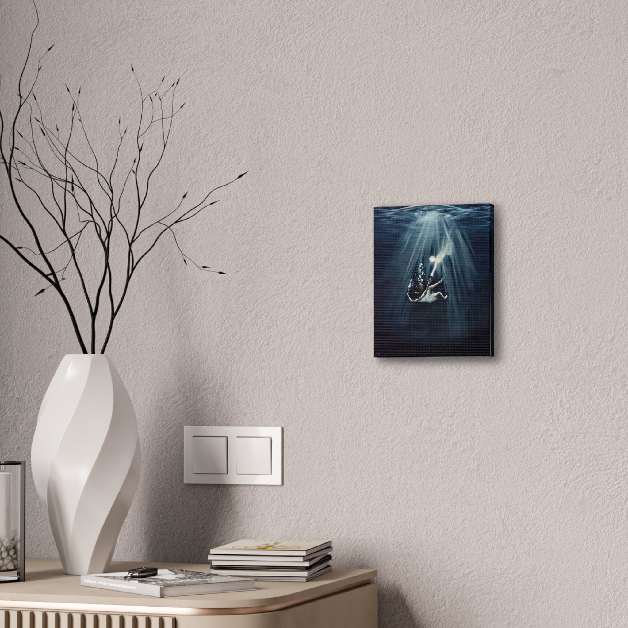 Isaiah 43:2 Canvas Print